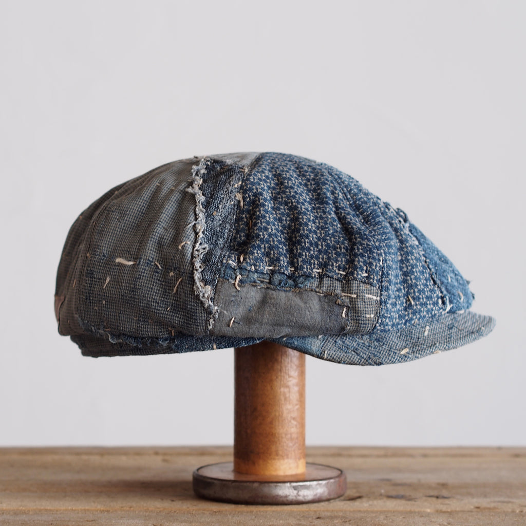 BORO(襤褸)CAP ~type newsboy~60 meiji-taisho