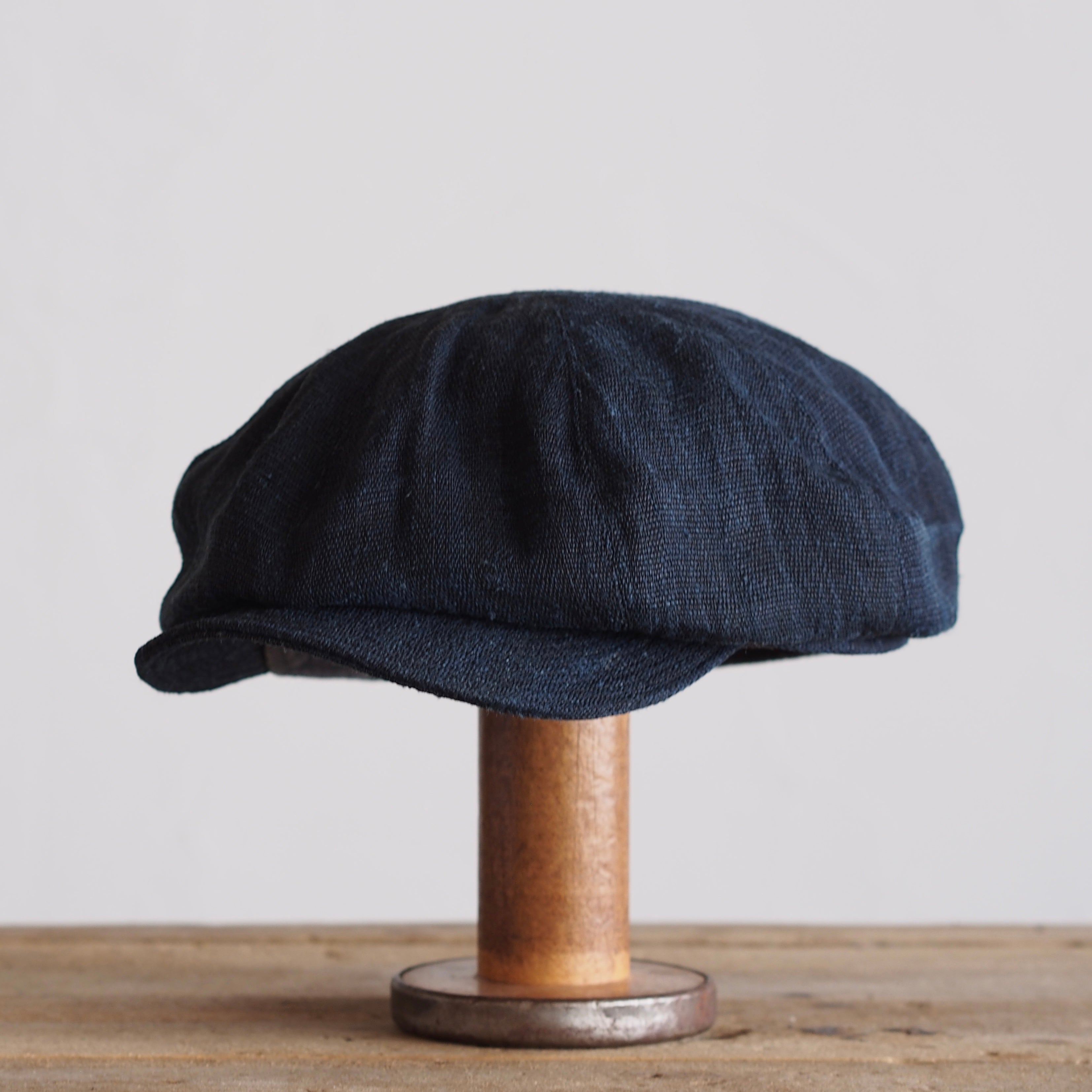 JAPAN VINTAGE FABRIC CAP ~type newsboy~60 南部麻