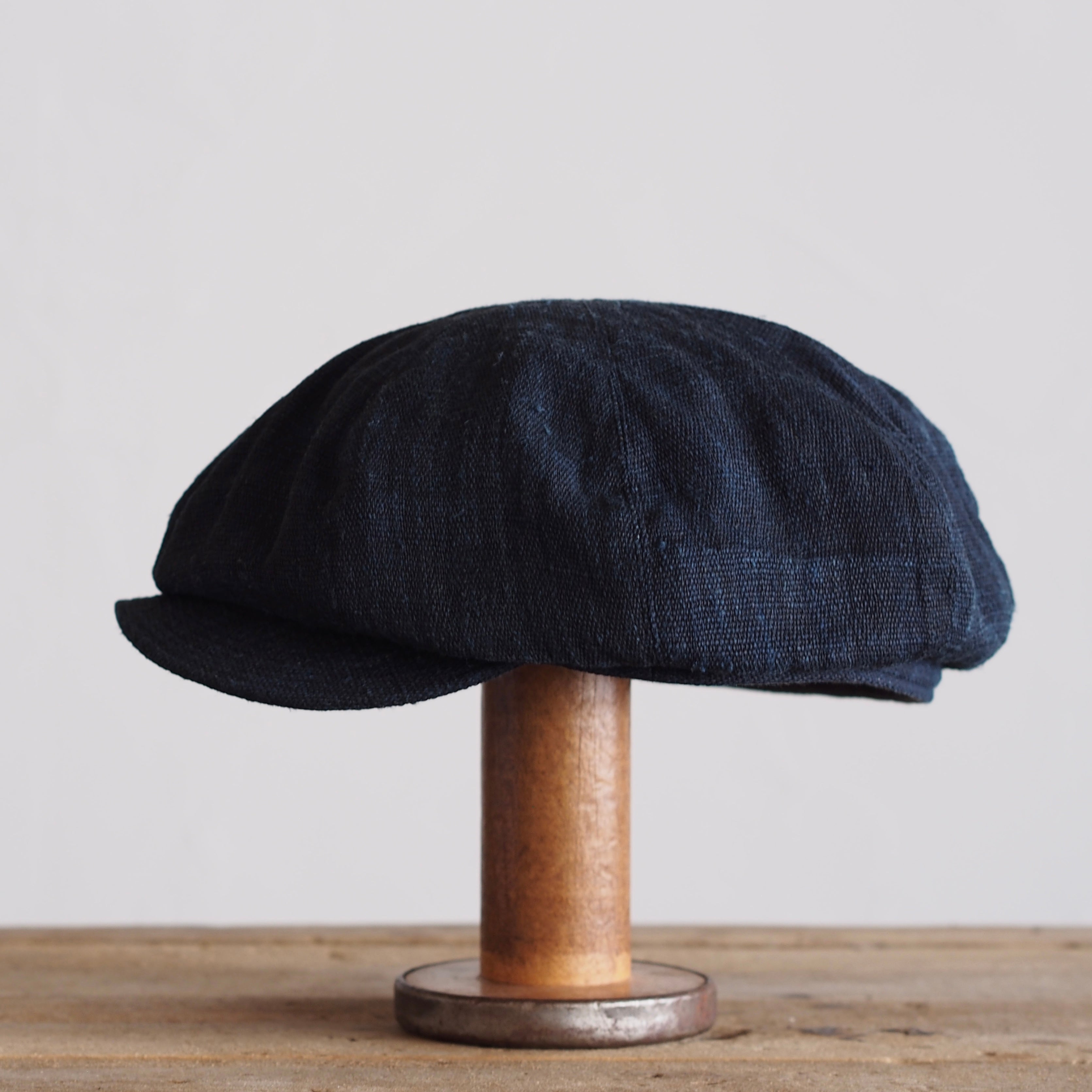 JAPAN VINTAGE FABRIC CAP ~type newsboy~60 南部麻