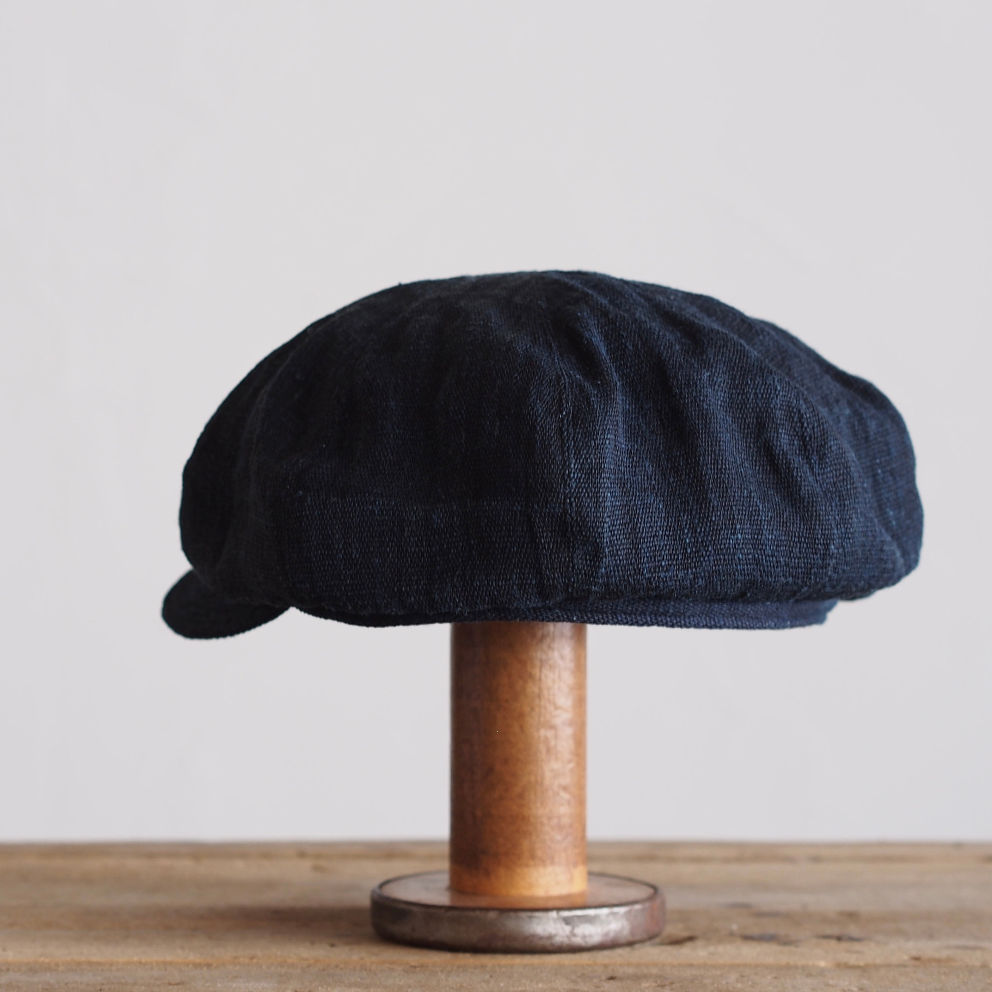 JAPAN VINTAGE FABRIC CAP ~type newsboy~60 南部麻