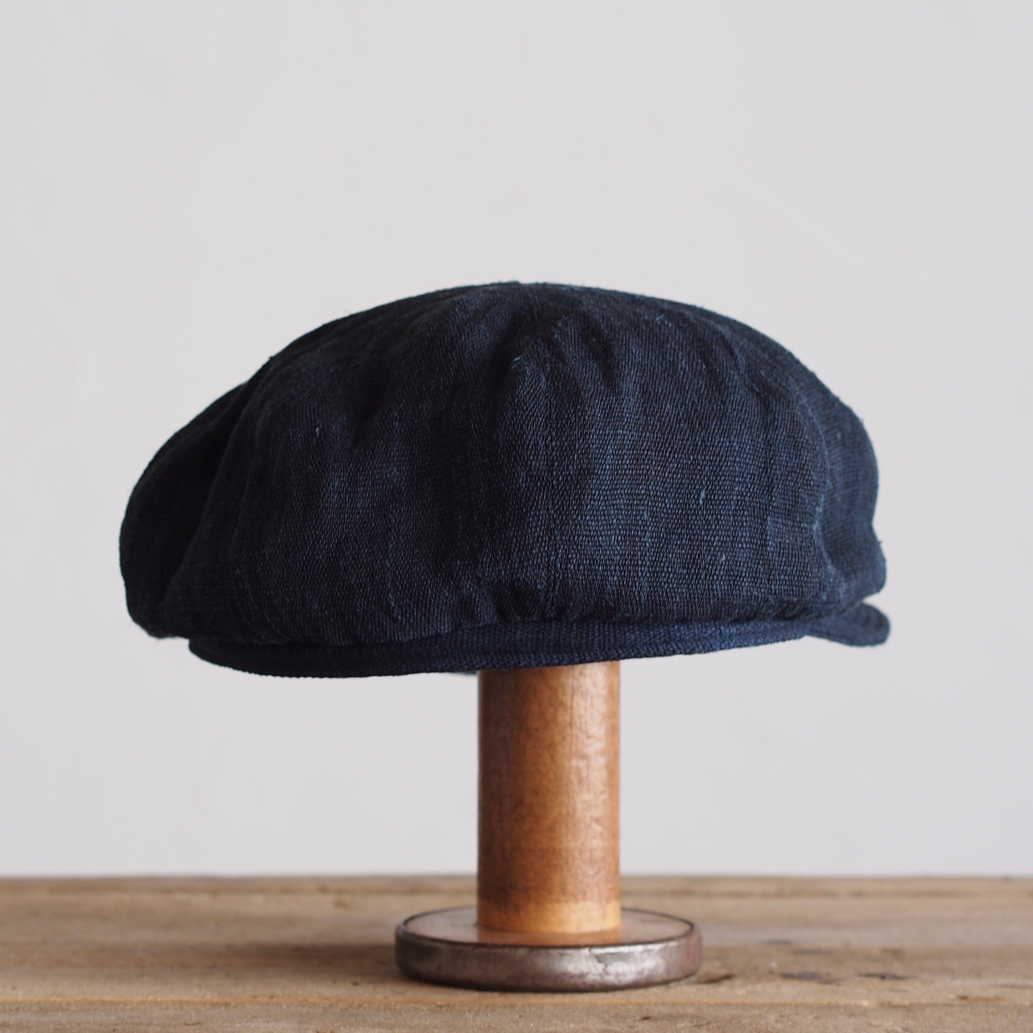JAPAN VINTAGE FABRIC CAP ~type newsboy~60 南部麻