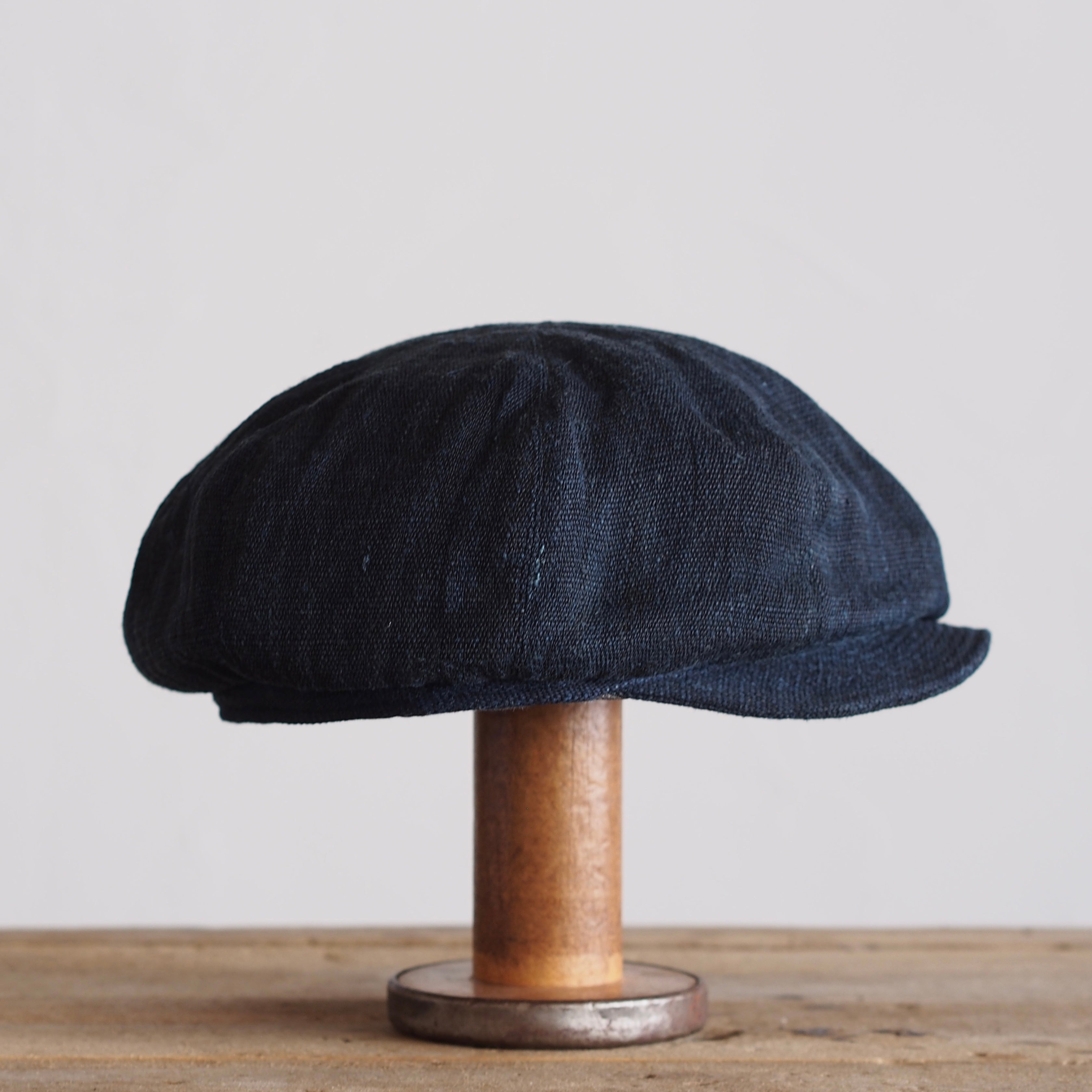JAPAN VINTAGE FABRIC CAP ~type newsboy~60 南部麻