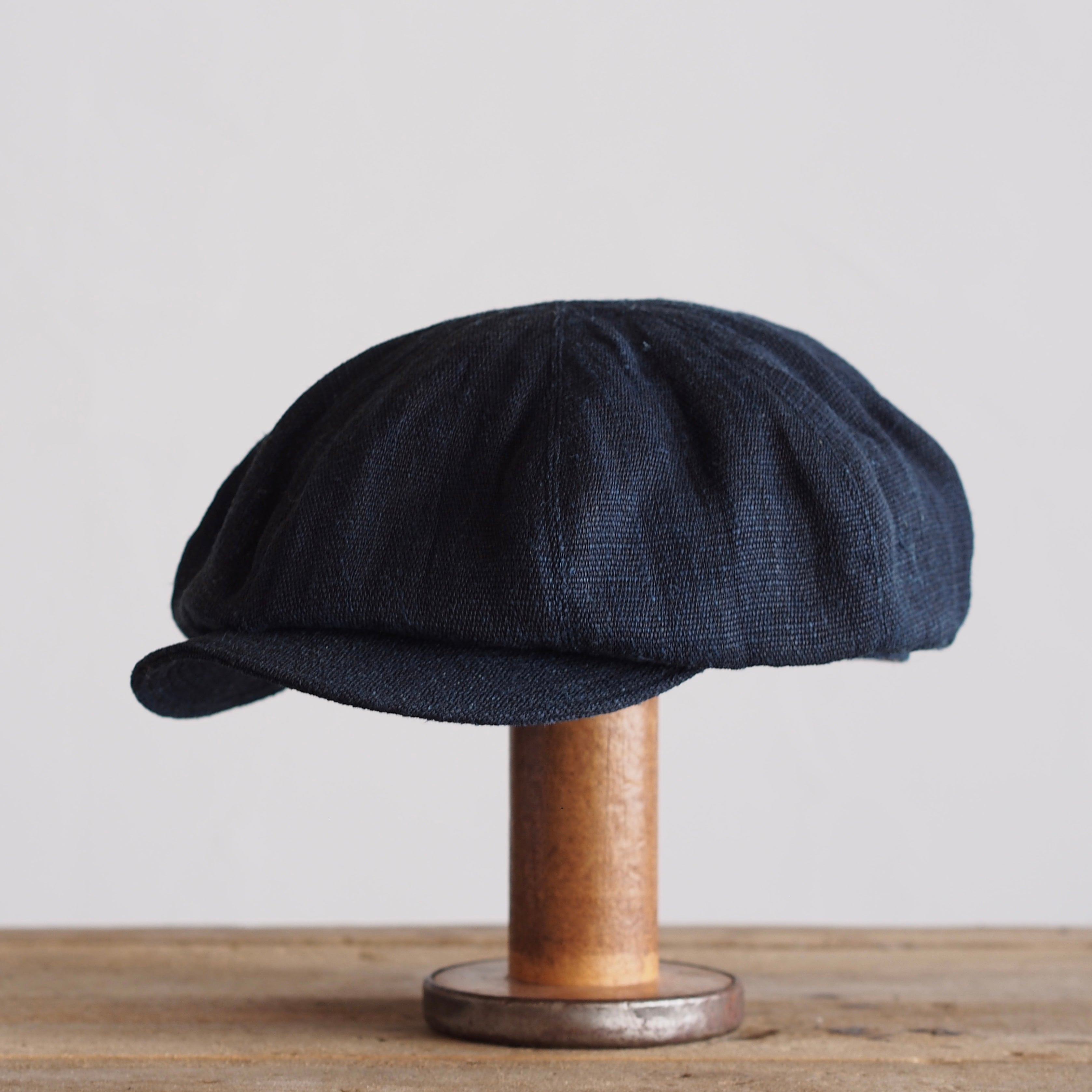 JAPAN VINTAGE FABRIC CAP ~type newsboy~61 南部麻