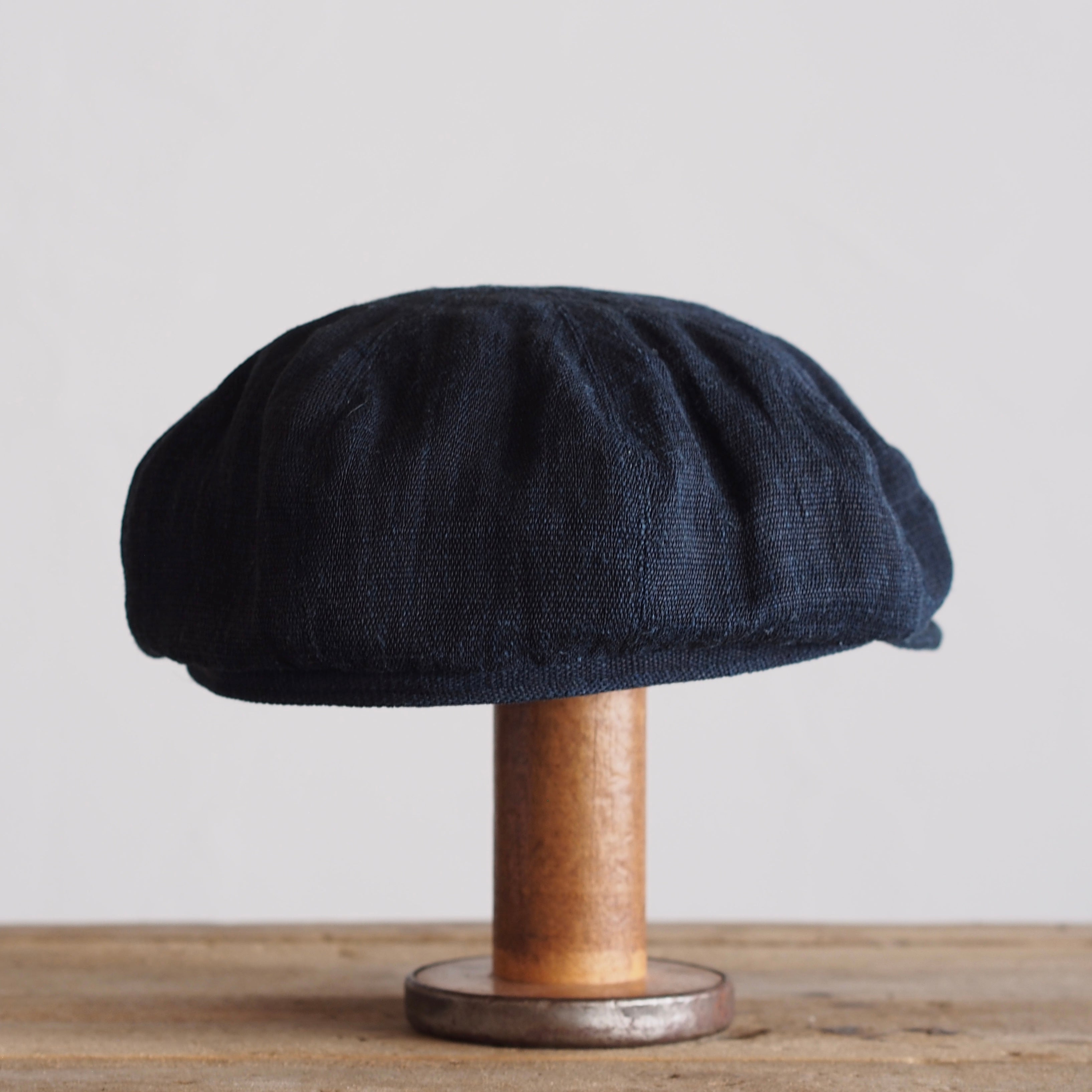 JAPAN VINTAGE FABRIC CAP ~type newsboy~61 南部麻