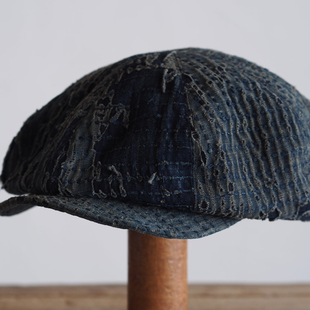 BORO(襤褸)CAP ~type newsboy~60 meiji-taisho②