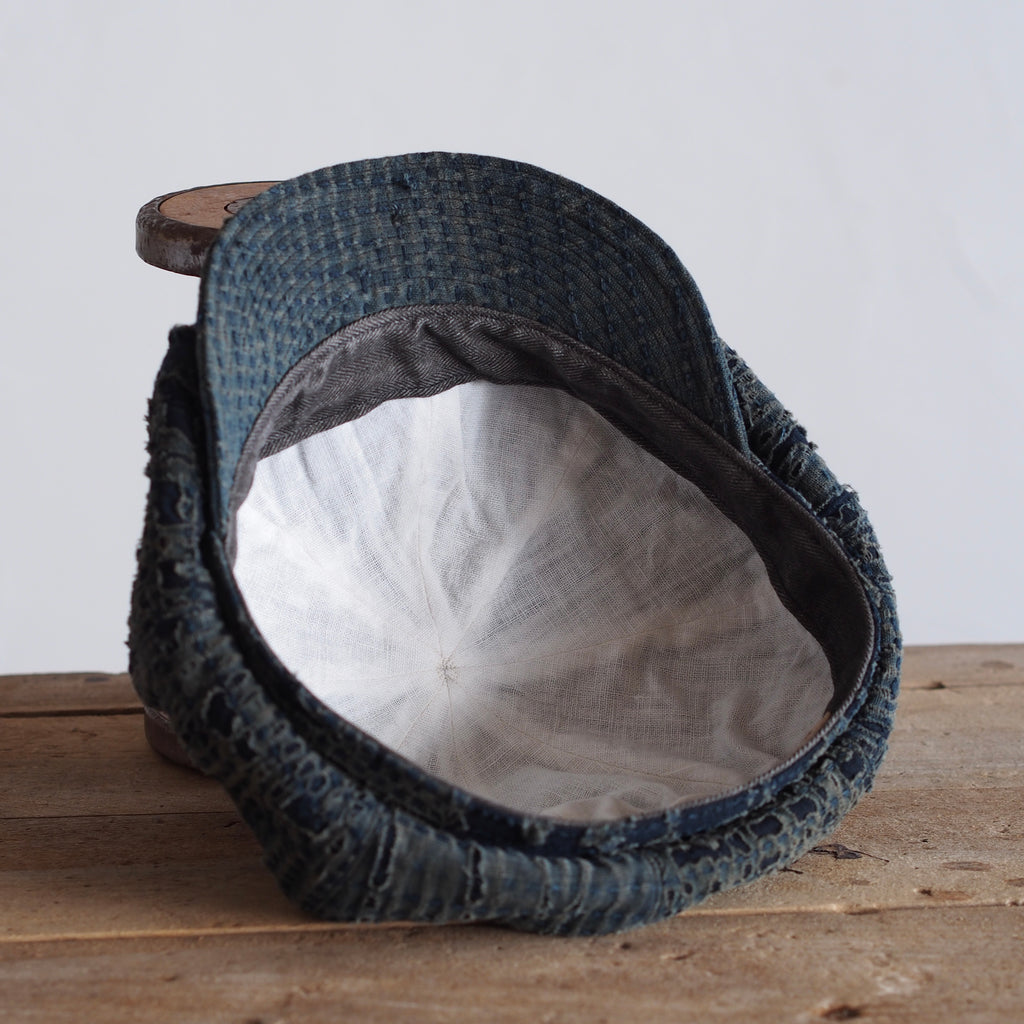 BORO(襤褸)CAP ~type newsboy~60 meiji-taisho②
