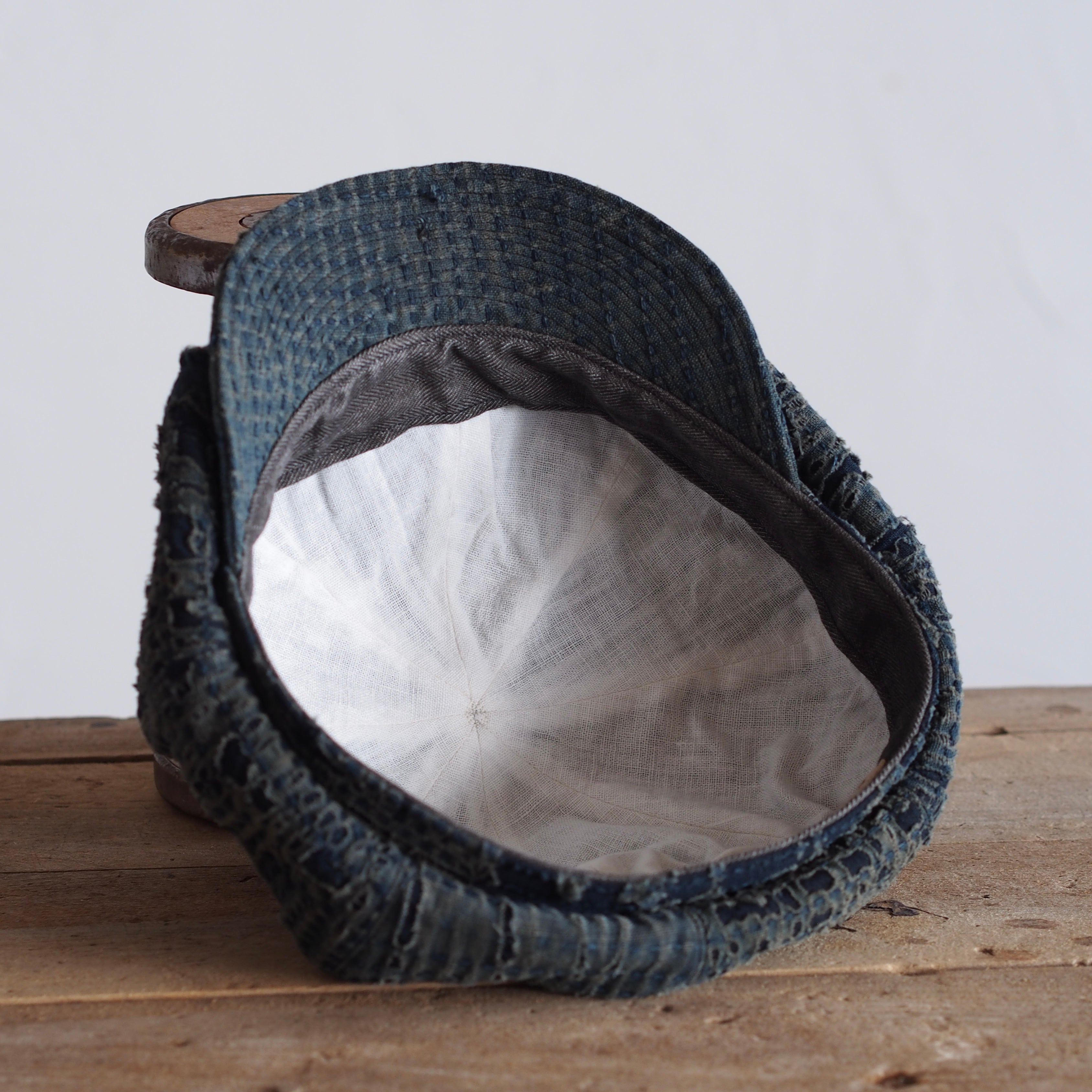 BORO(襤褸)CAP ~type newsboy~60 meiji-taisho②