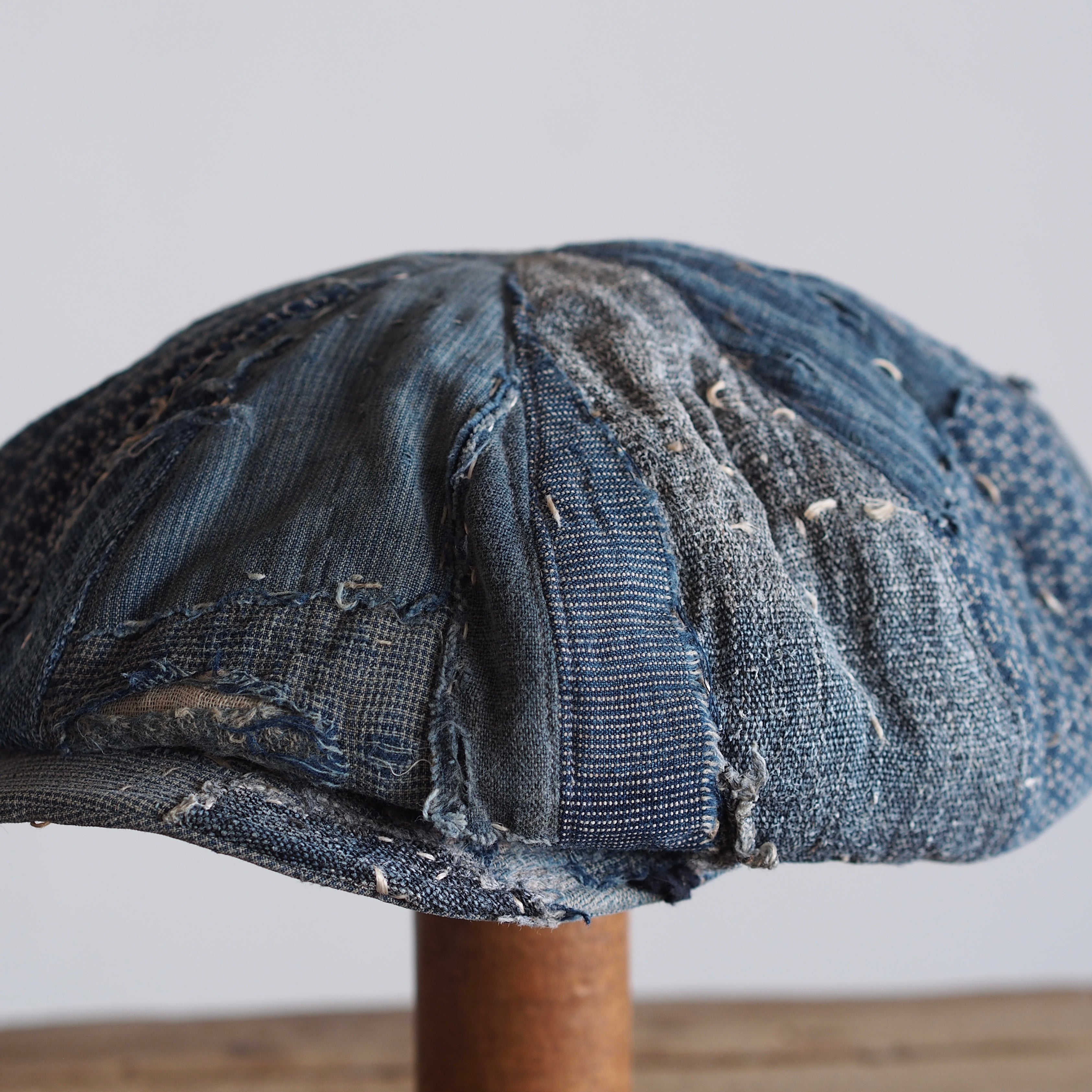 BORO(襤褸)CAP ~type newsboy~60 meiji-taisho