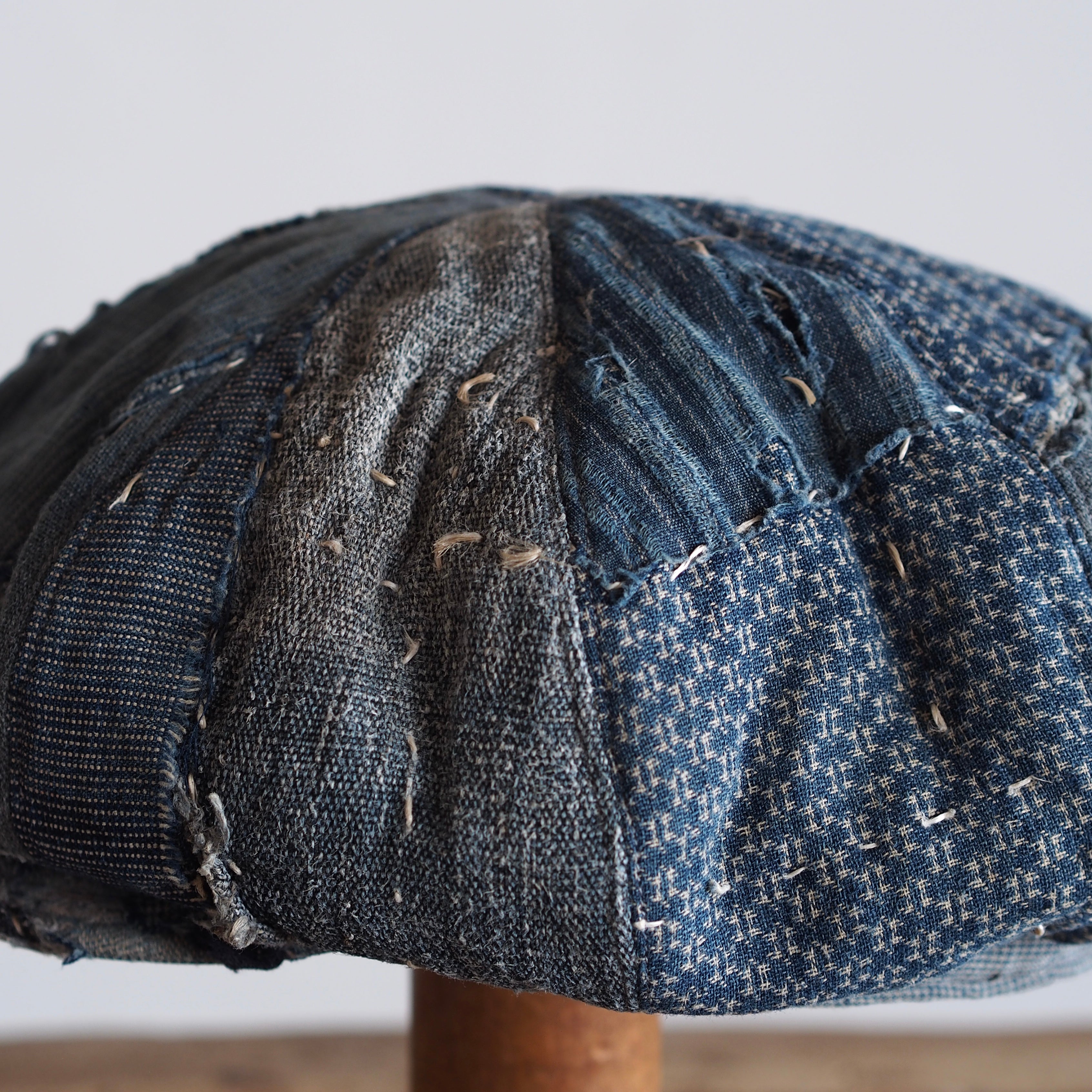 BORO(襤褸)CAP ~type newsboy~60 meiji-taisho