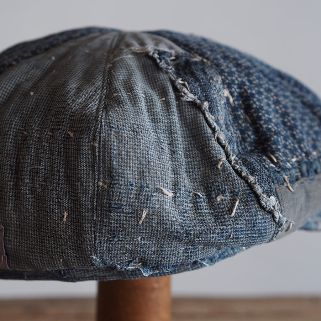 BORO(襤褸)CAP ~type newsboy~60 meiji-taisho