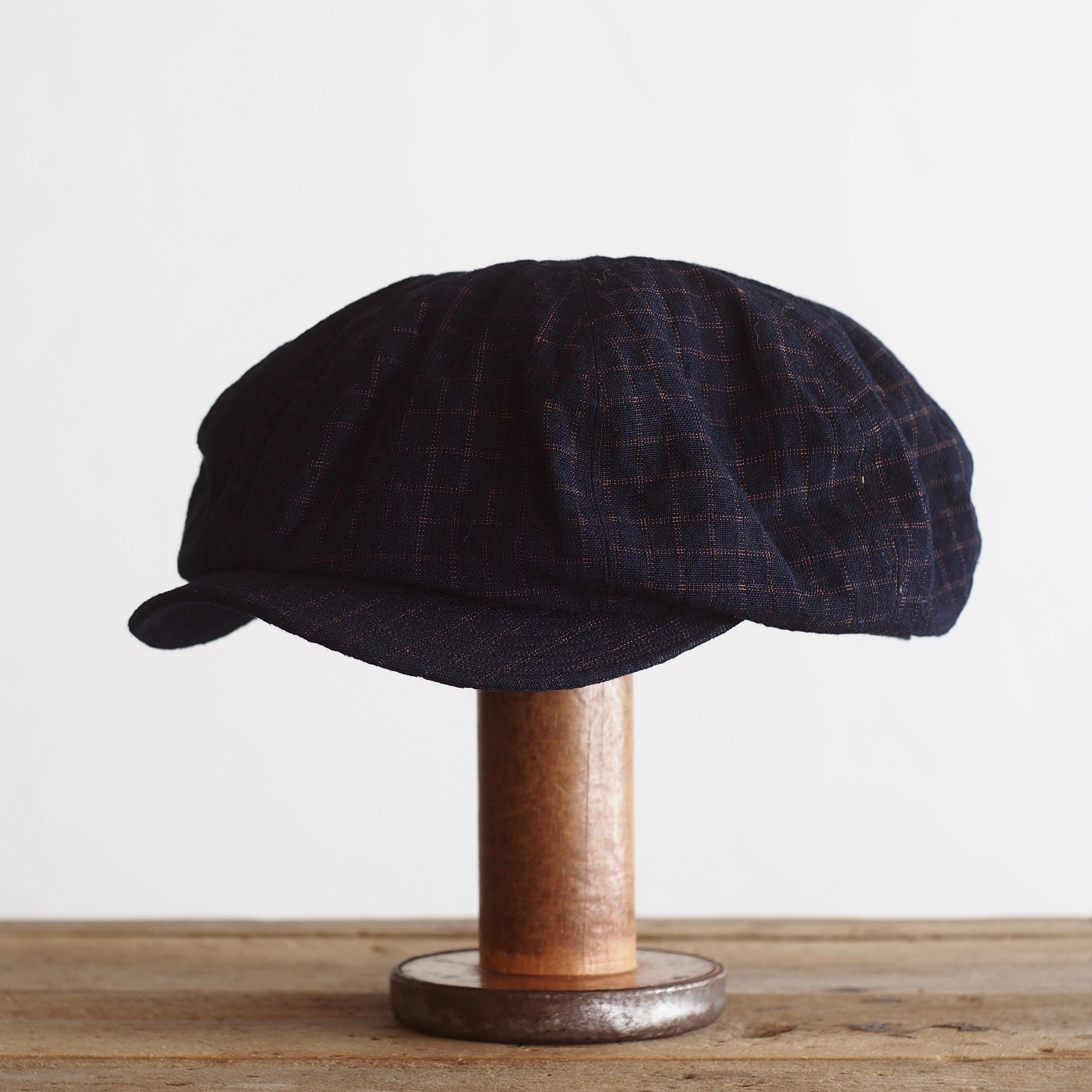 NORA CAP ~type newsboy~60japan old cotton/silk