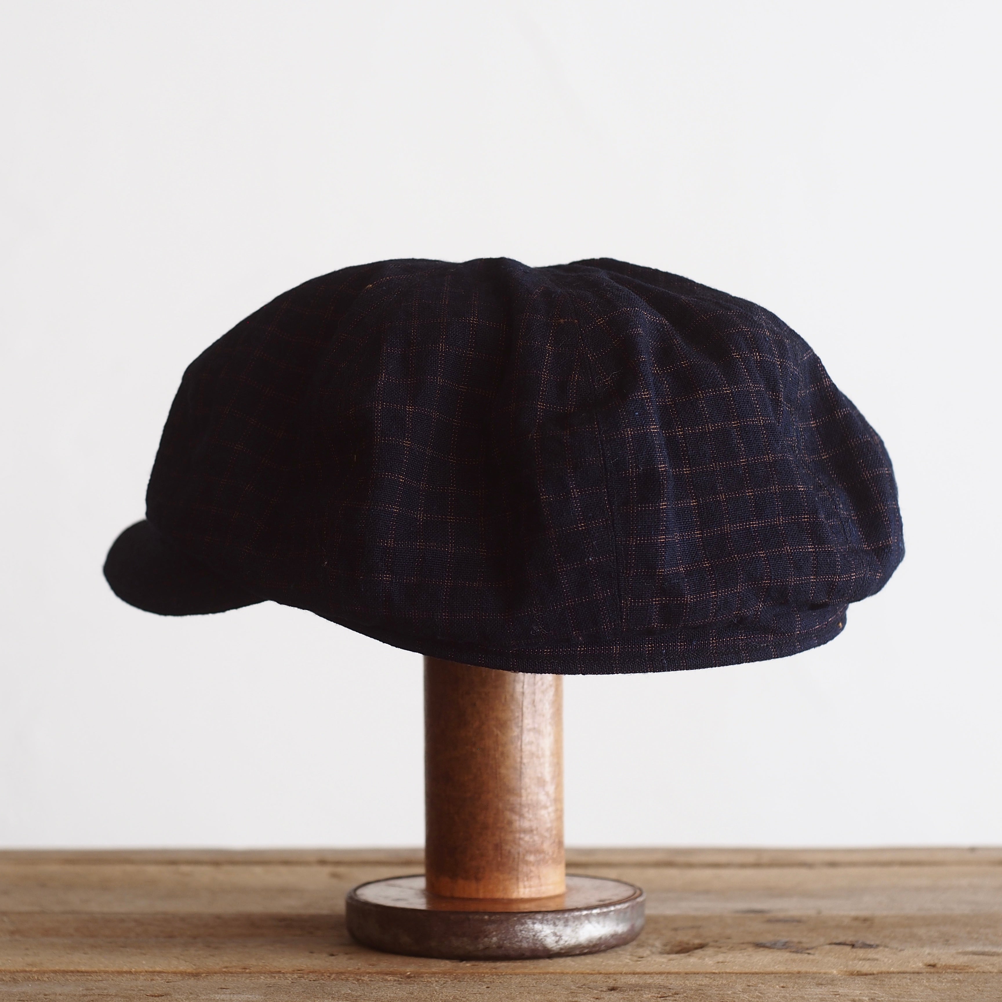 NORA CAP ~type newsboy~60japan old cotton/silk