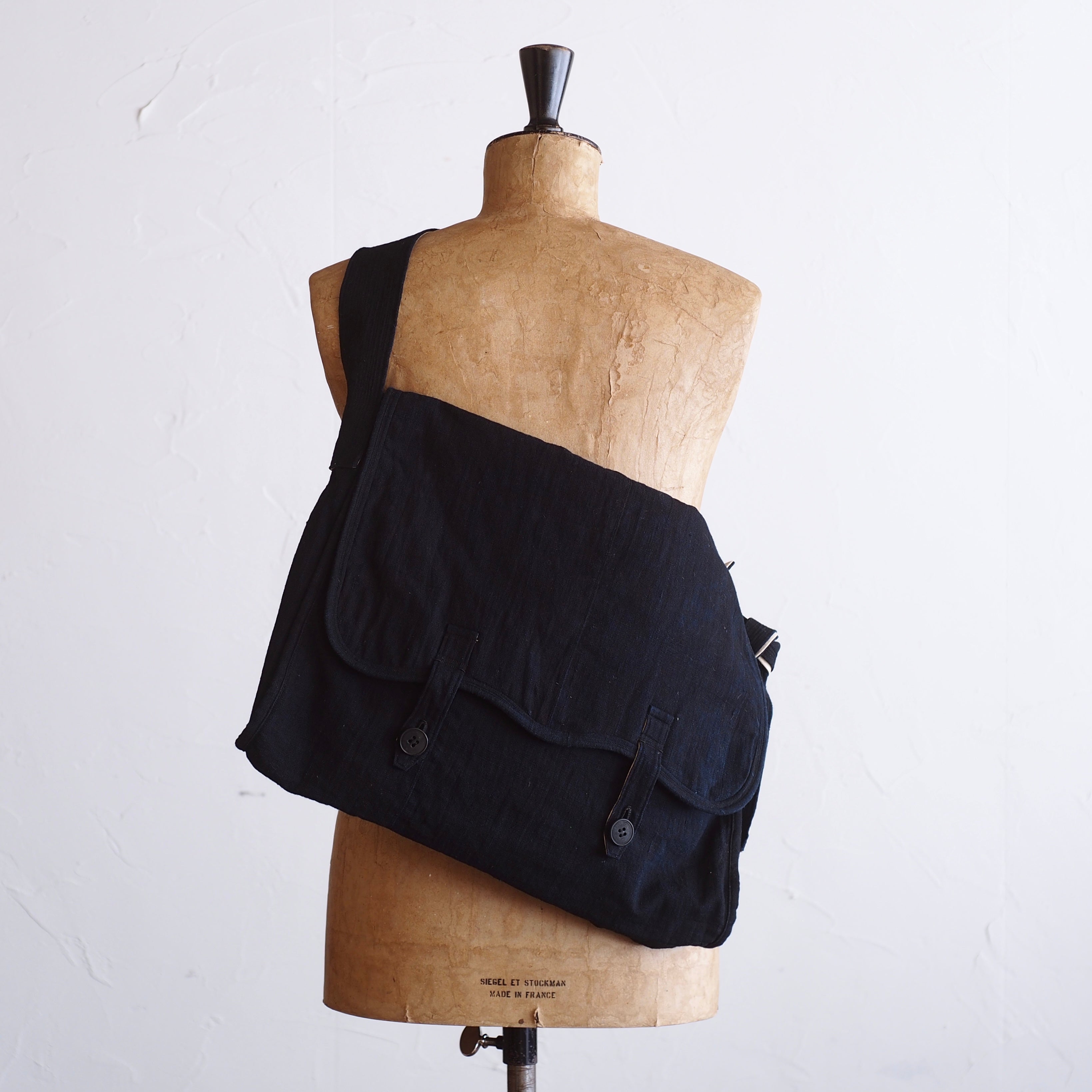 NORA BAG~type postman~japan old indigo cotton