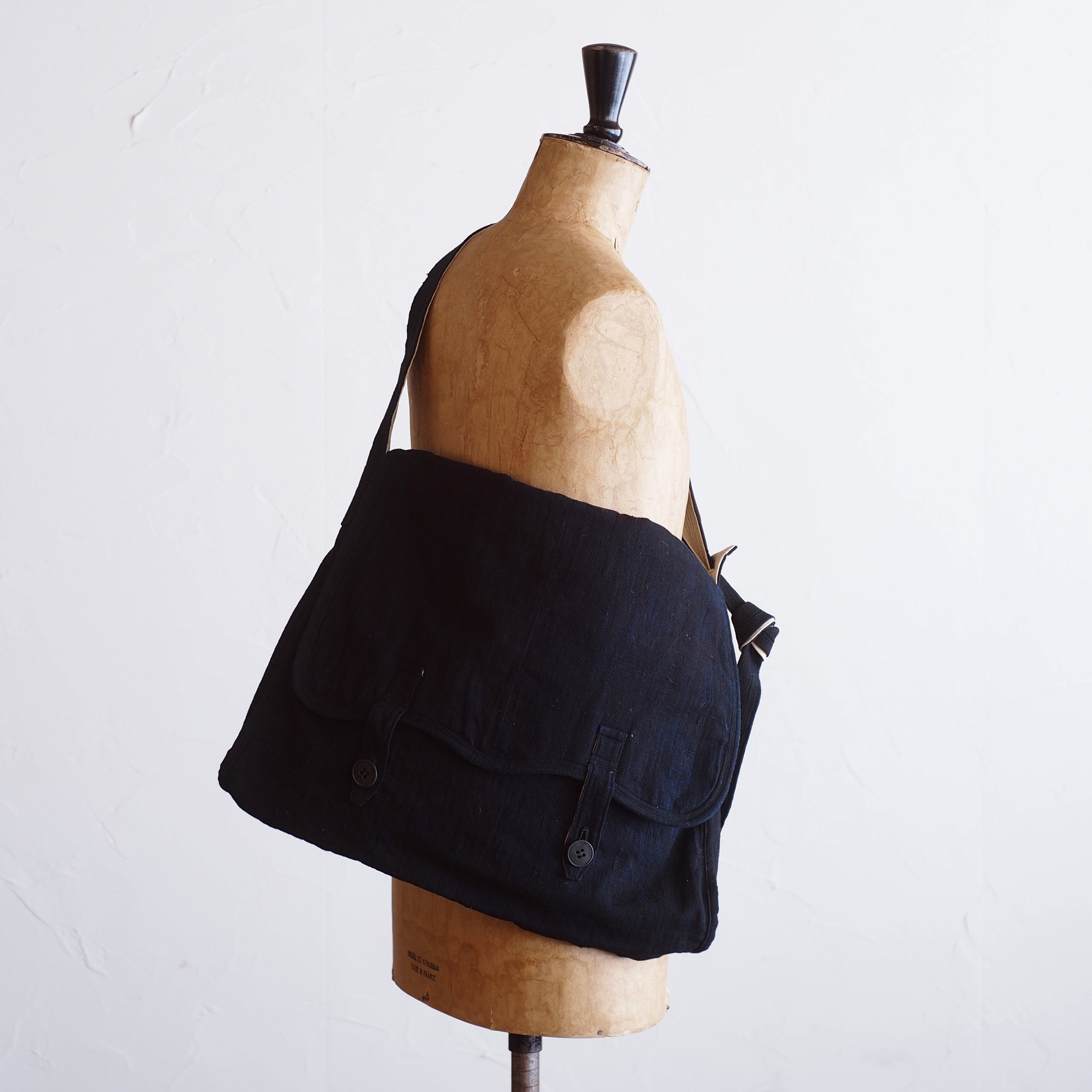 NORA BAG~type postman~japan old indigo cotton