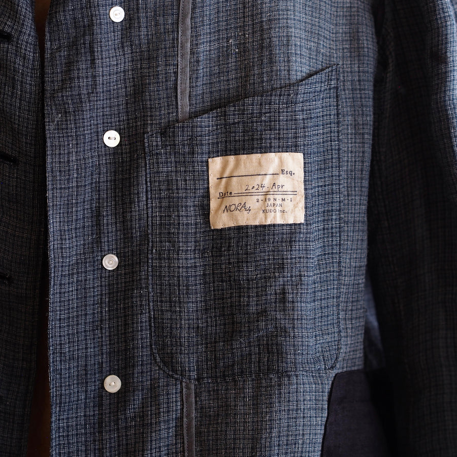 NORA JACKET~Japan old indigo linen fabric~⓶