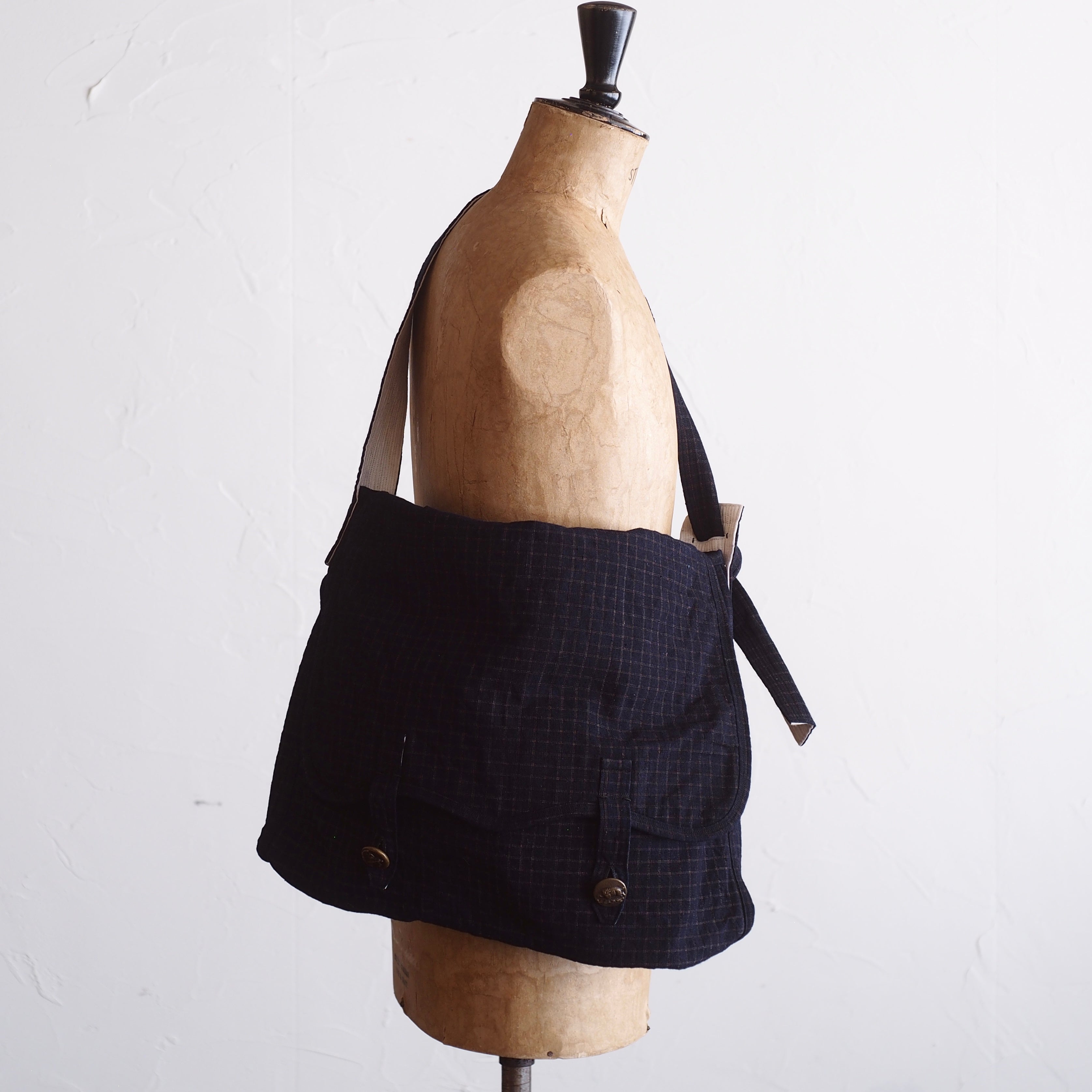 NORA BAG~type postman~japan old cotton/silk