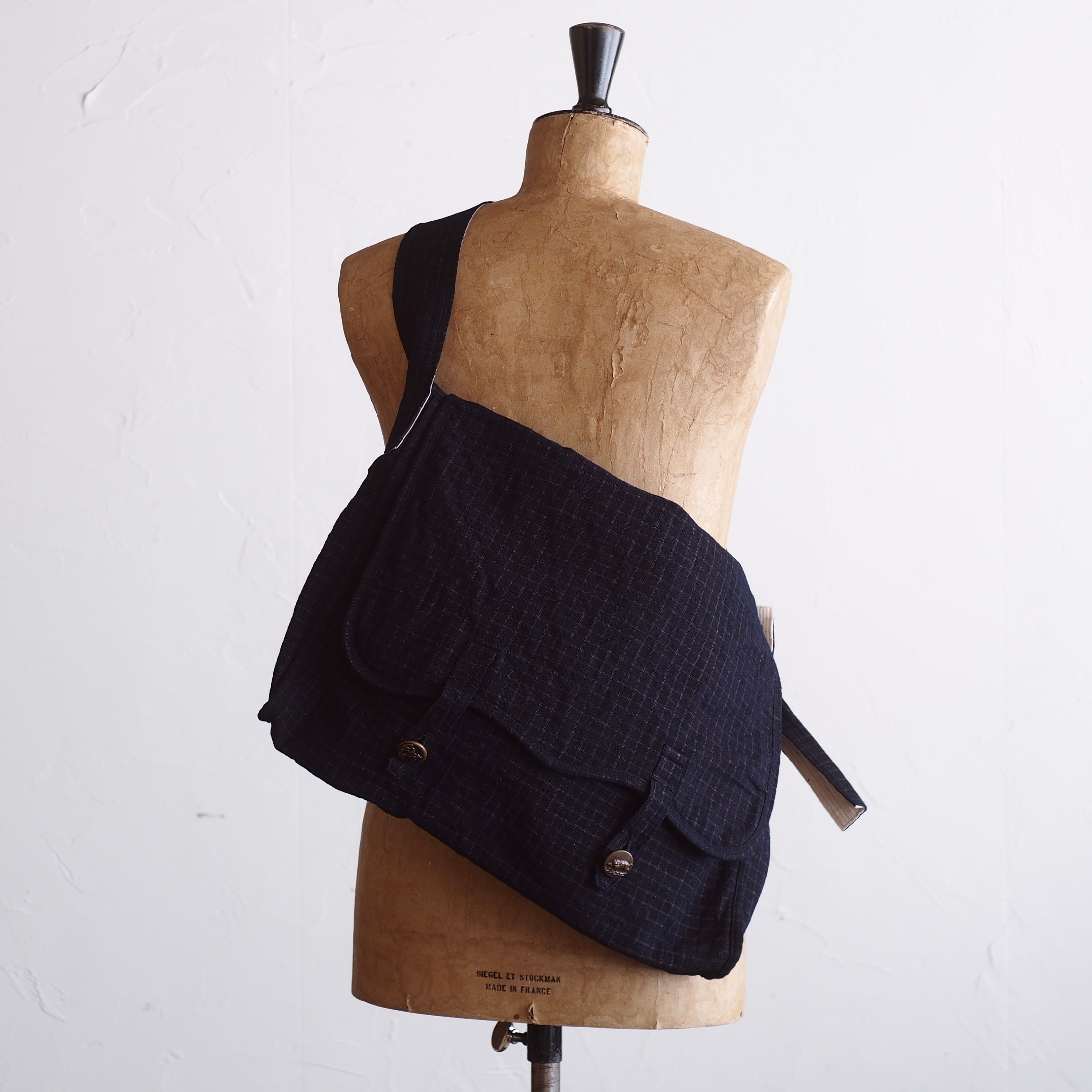 NORA BAG~type postman~japan old cotton/silk