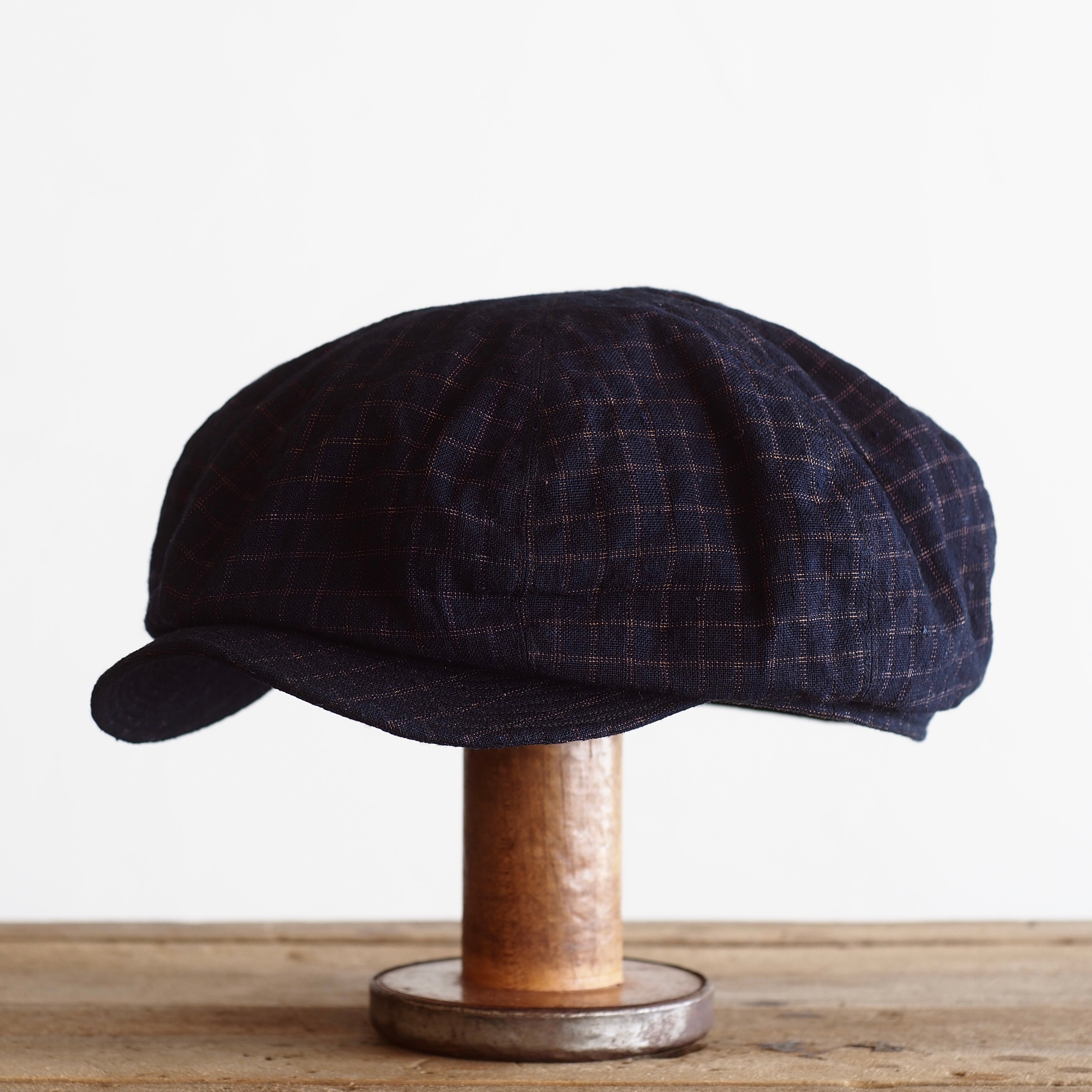 NORA CAP ~type newsboy~61japan old cotton/silk