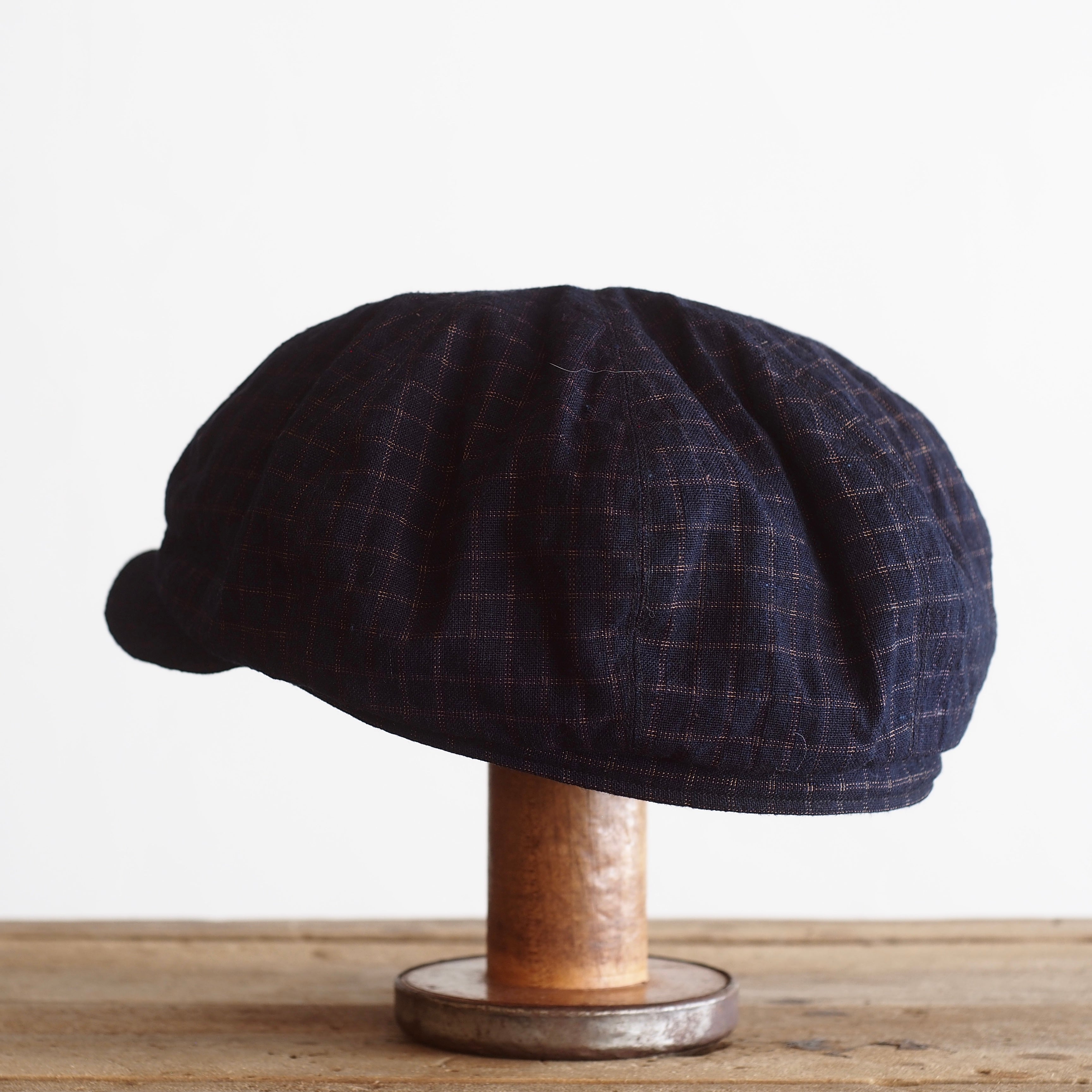 NORA CAP ~type newsboy~61japan old cotton/silk