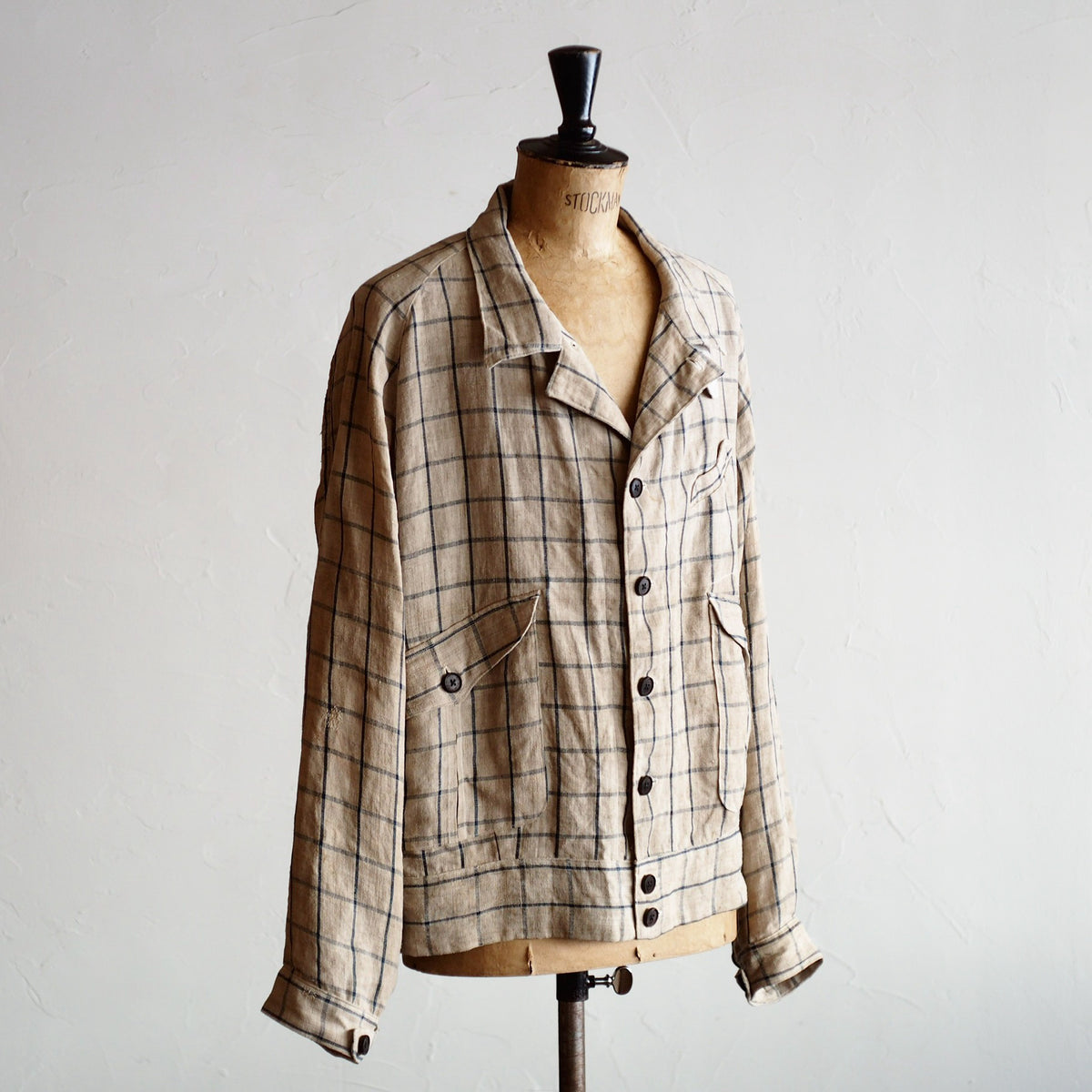 NORA SHORT JACKET~japan old linen fabric~