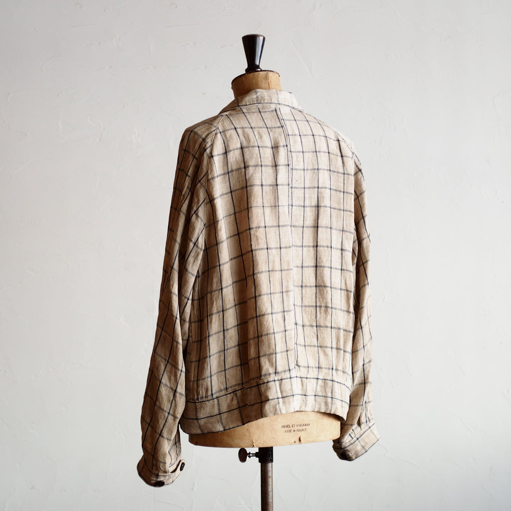 NORA SHORT JACKET~japan old linen fabric~