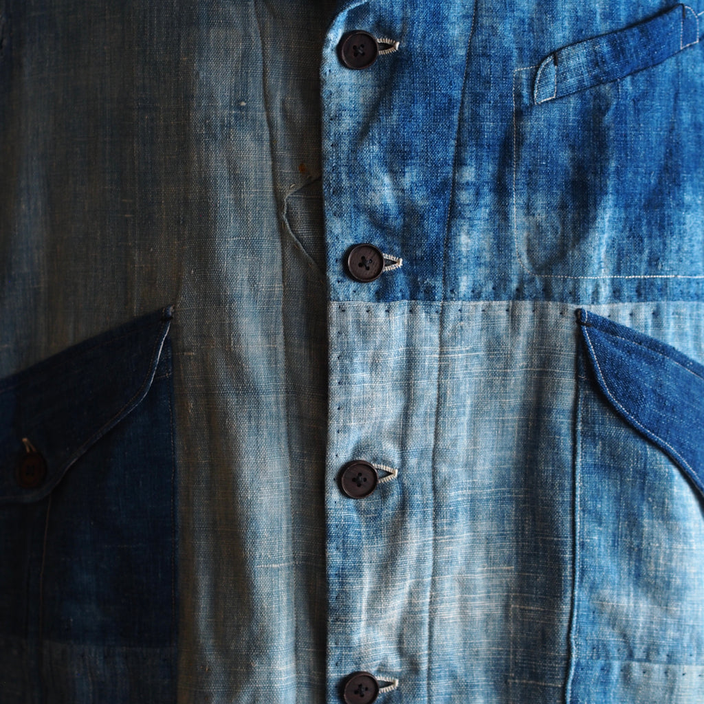 NORA SHORT JACKET~japan old indigo cotton~