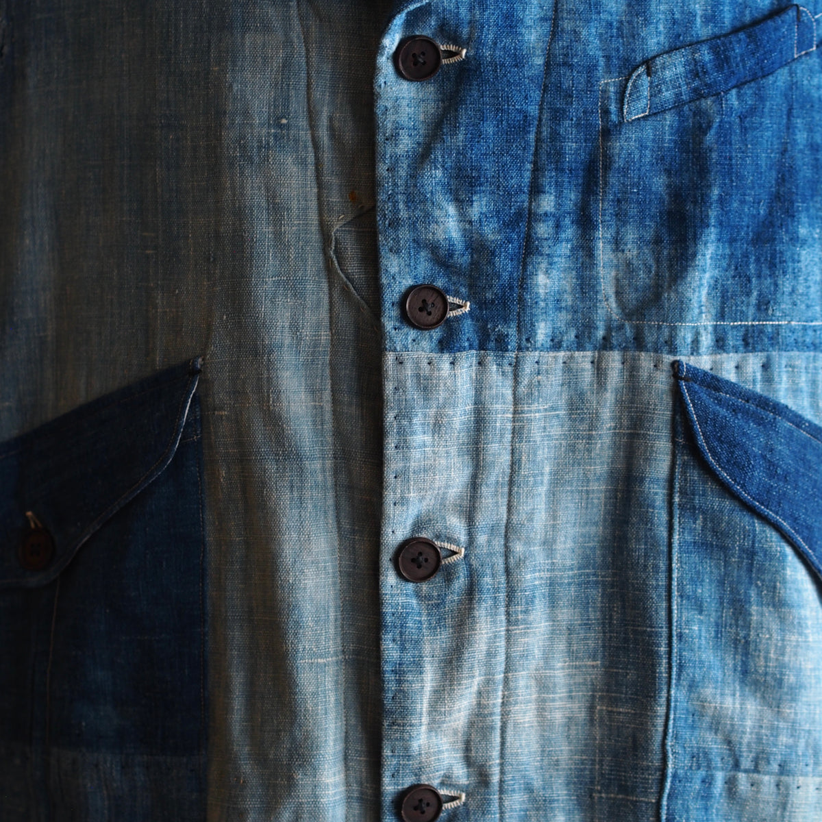 NORA SHORT JACKET~japan old indigo cotton~