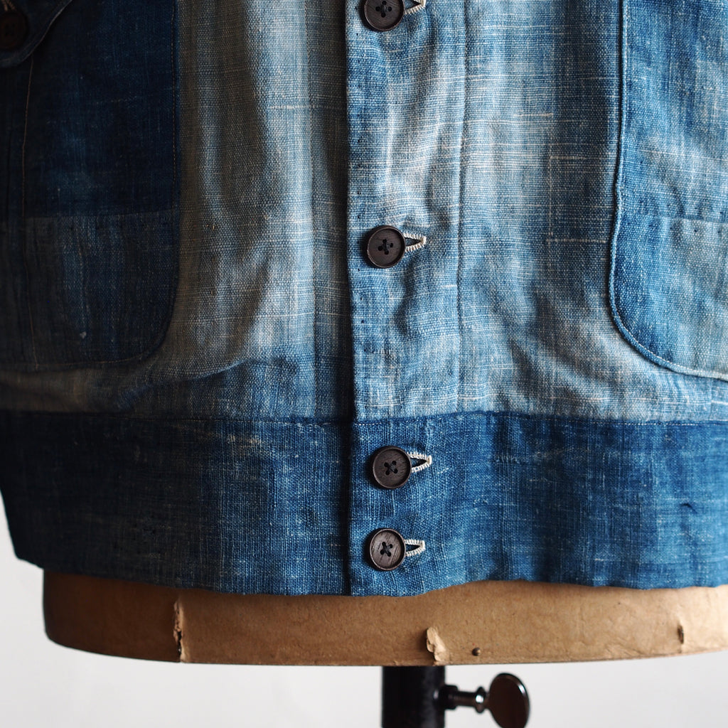 NORA SHORT JACKET~japan old indigo cotton~