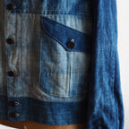 NORA SHORT JACKET~japan old indigo cotton~