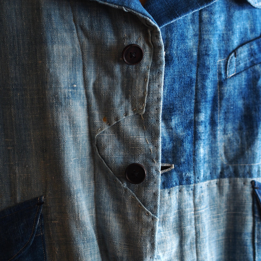NORA SHORT JACKET~japan old indigo cotton~