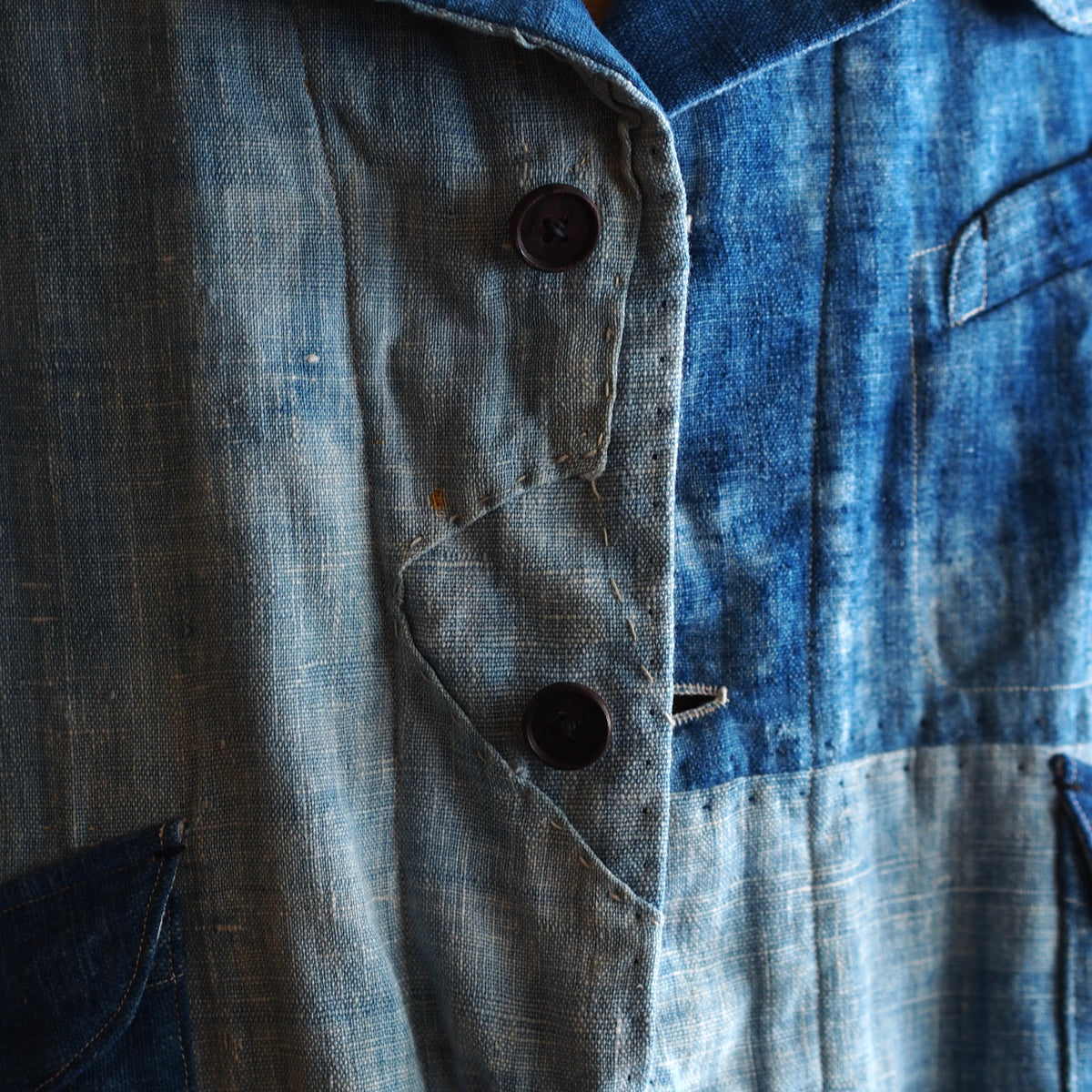 NORA SHORT JACKET~japan old indigo cotton~