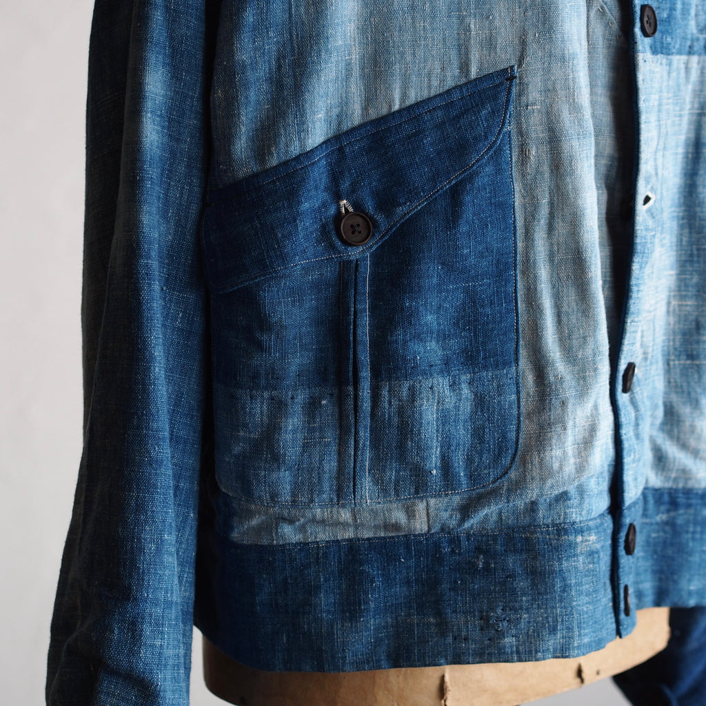 NORA SHORT JACKET~japan old indigo cotton~