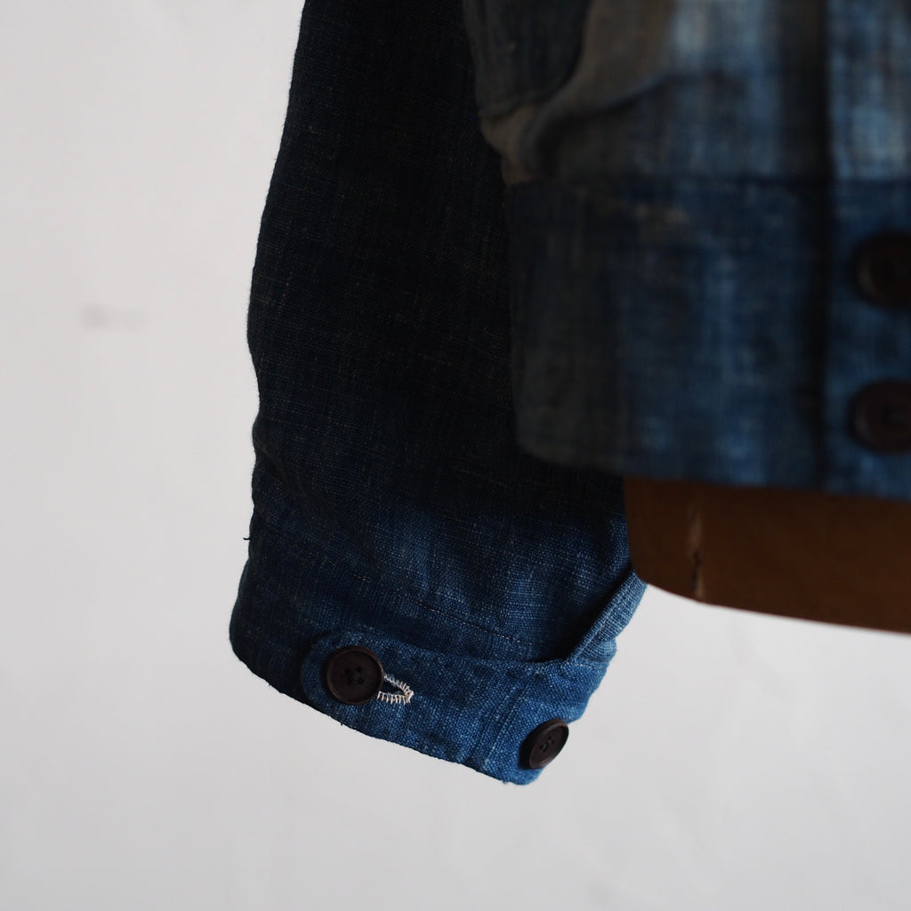 NORA SHORT JACKET~japan old indigo cotton~