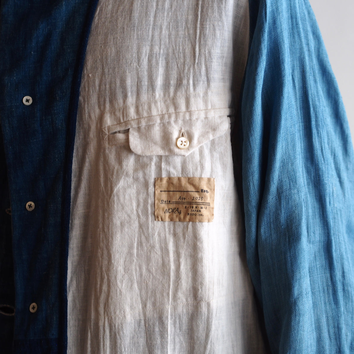 NORA SHORT JACKET~japan old indigo cotton~