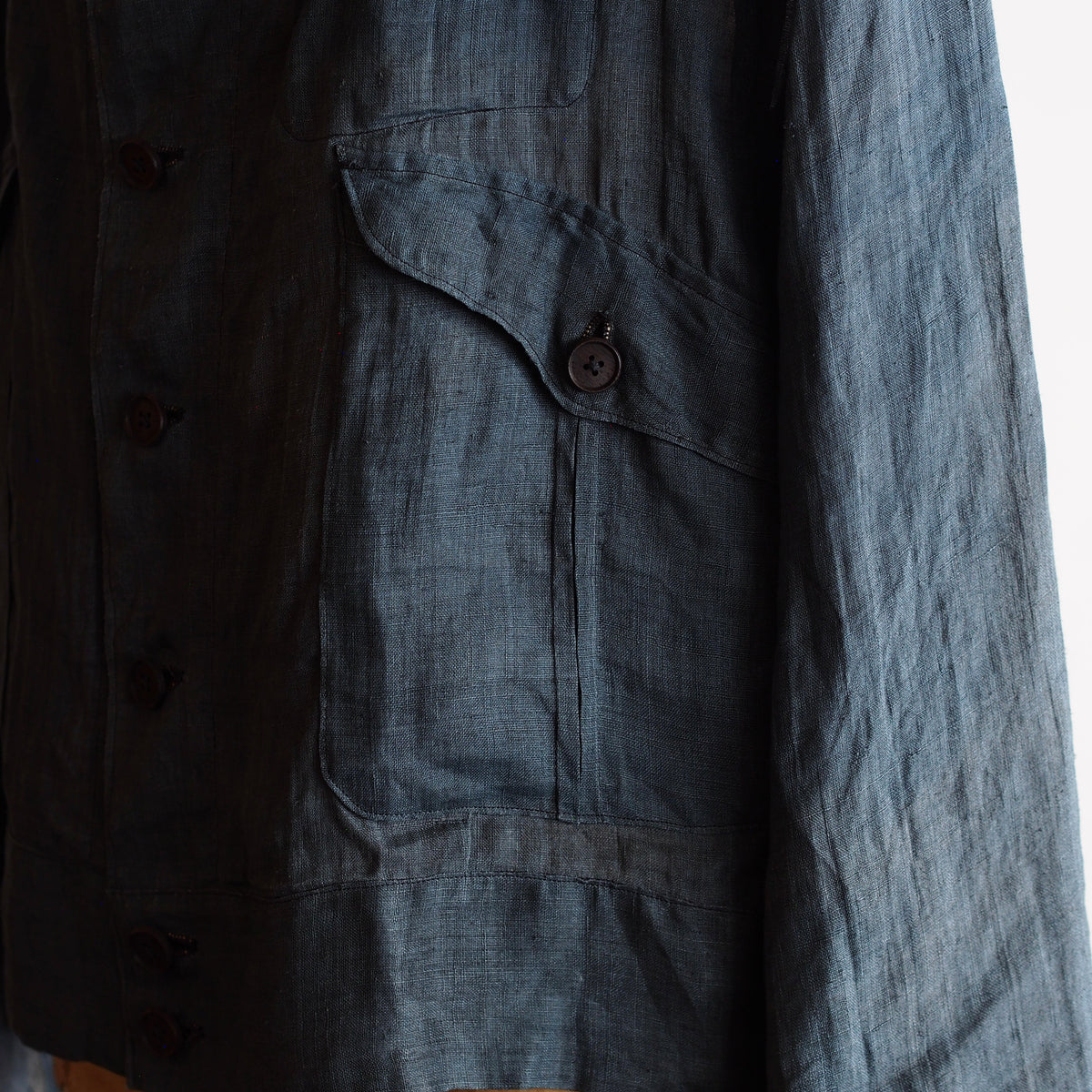 NORA SHORT SHIRT JACKET~japan old ramie fabric~