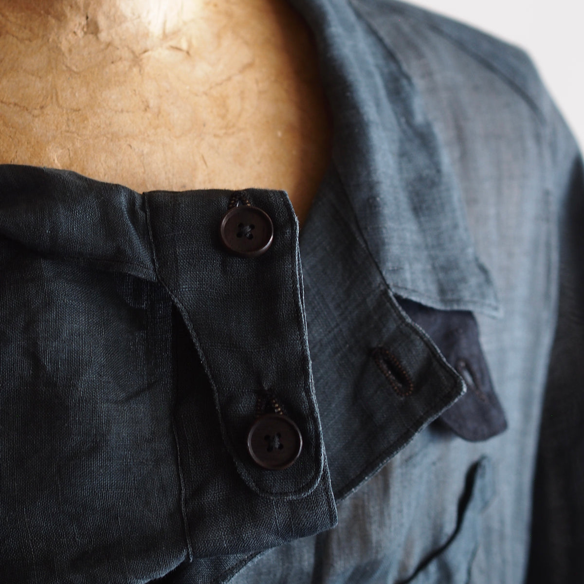 NORA SHORT SHIRT JACKET~japan old ramie fabric~