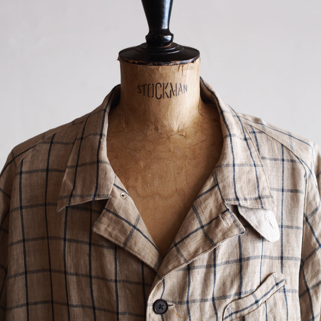 NORA SHORT JACKET~japan old linen fabric~