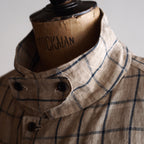 NORA SHORT JACKET~japan old linen fabric~