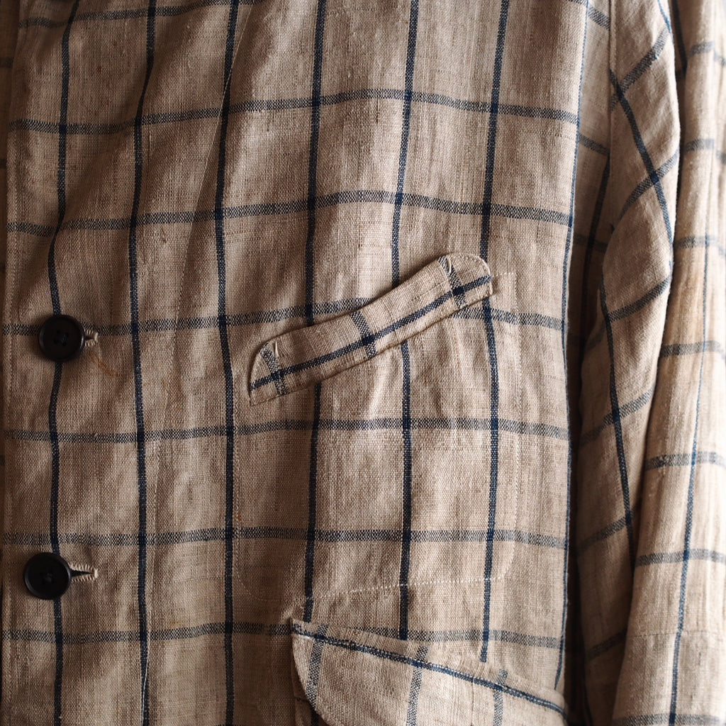 NORA SHORT JACKET~japan old linen fabric~