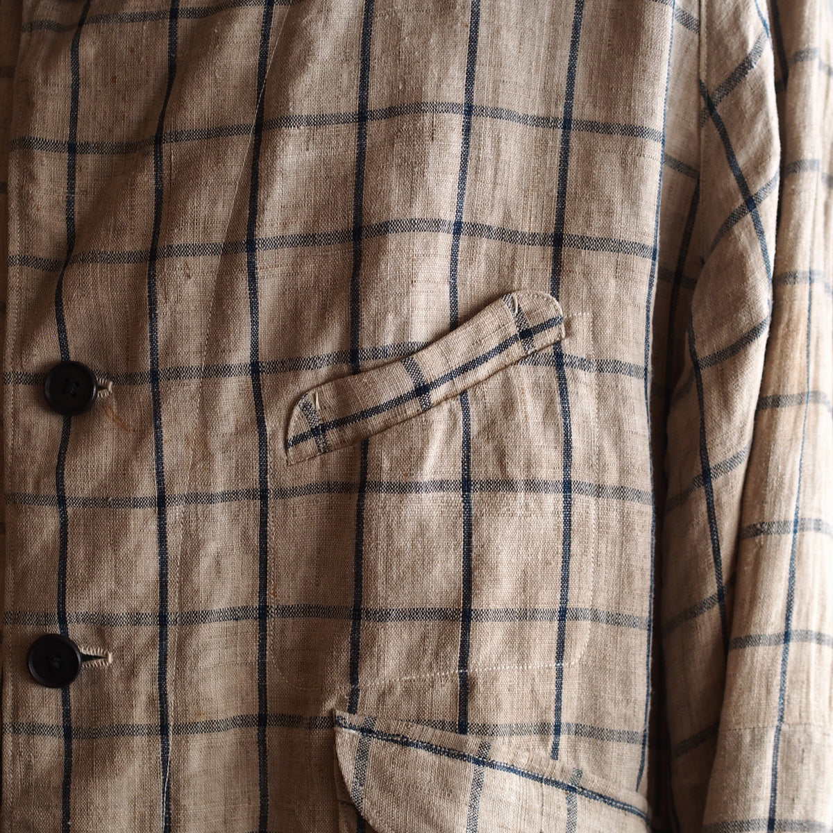 NORA SHORT JACKET~japan old linen fabric~
