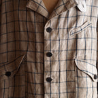 NORA SHORT JACKET~japan old linen fabric~