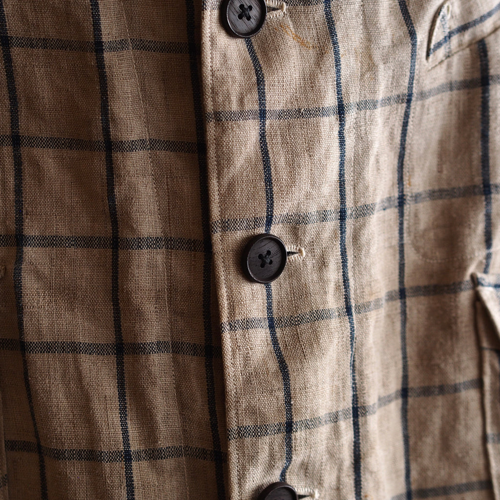 NORA SHORT JACKET~japan old linen fabric~