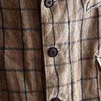 NORA SHORT JACKET~japan old linen fabric~