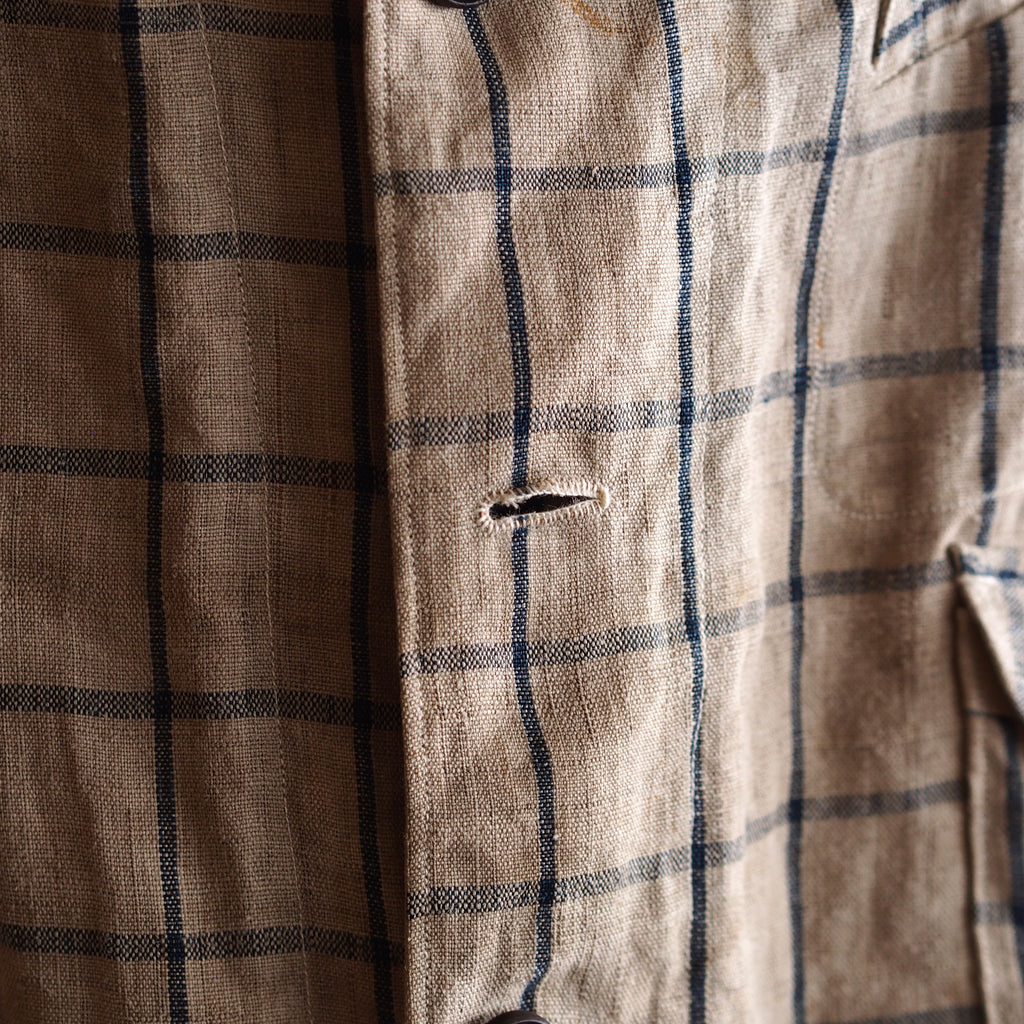 NORA SHORT JACKET~japan old linen fabric~