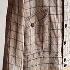 NORA SHORT JACKET~japan old linen fabric~