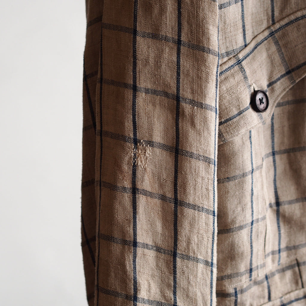 NORA SHORT JACKET~japan old linen fabric~