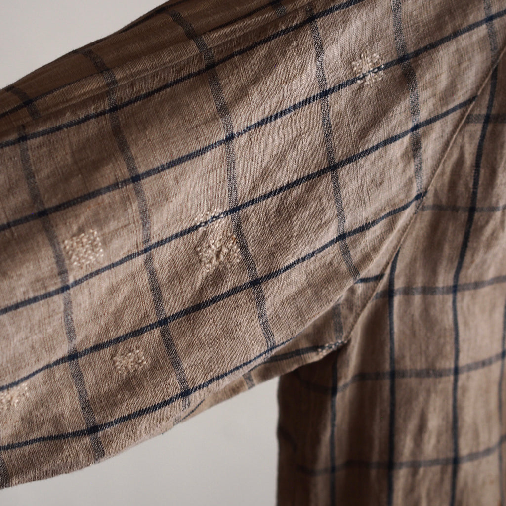 NORA SHORT JACKET~japan old linen fabric~