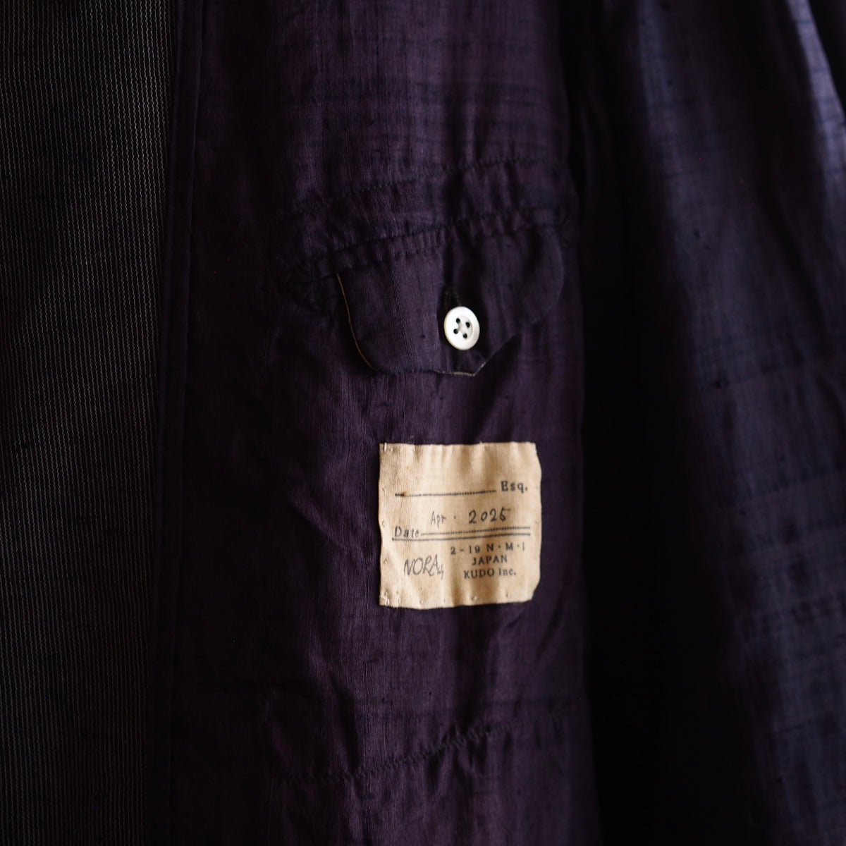 NORA JACKET~japan old cotton/silk fabric~