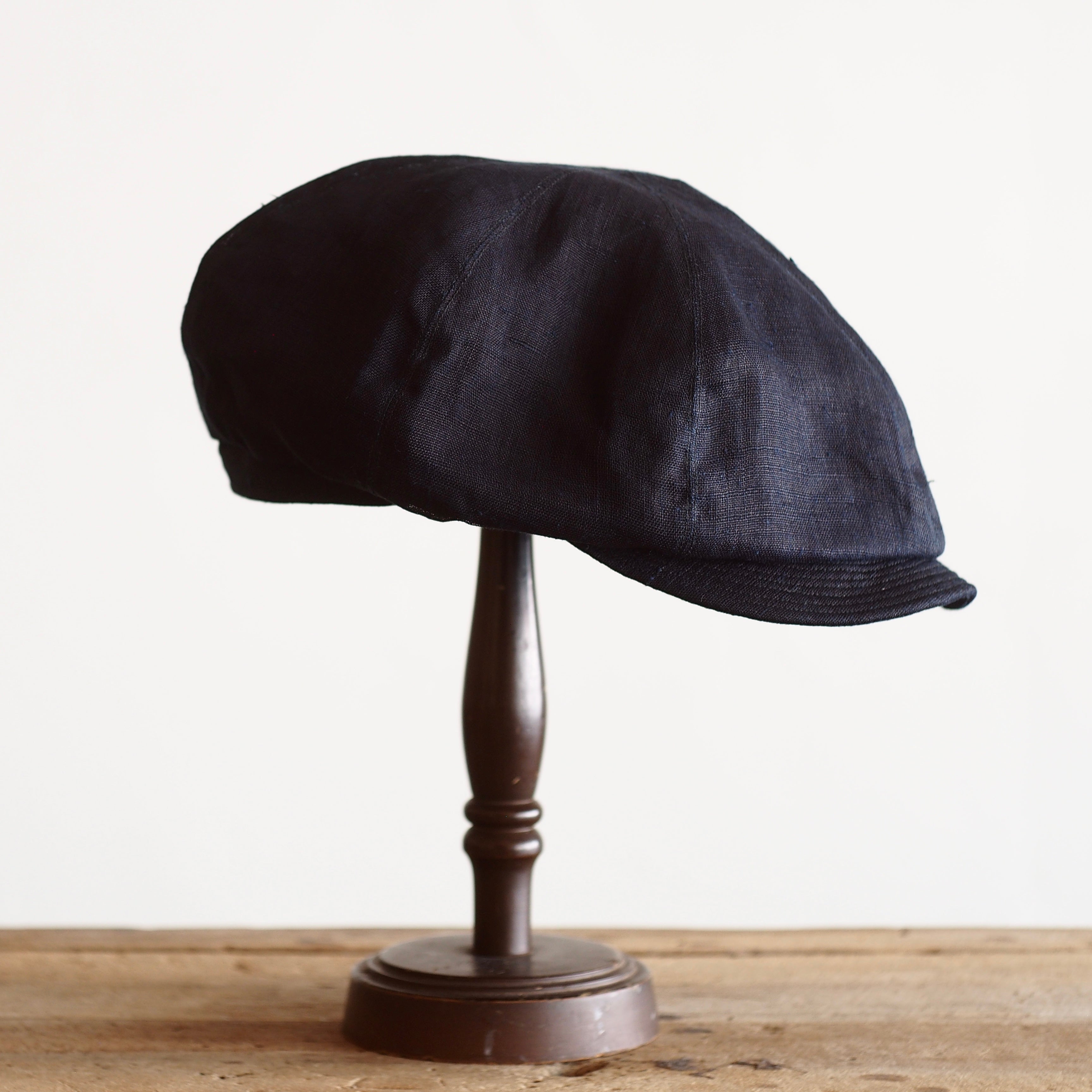 NORA CAP ~type newsboy~61 japan old indigo ramie