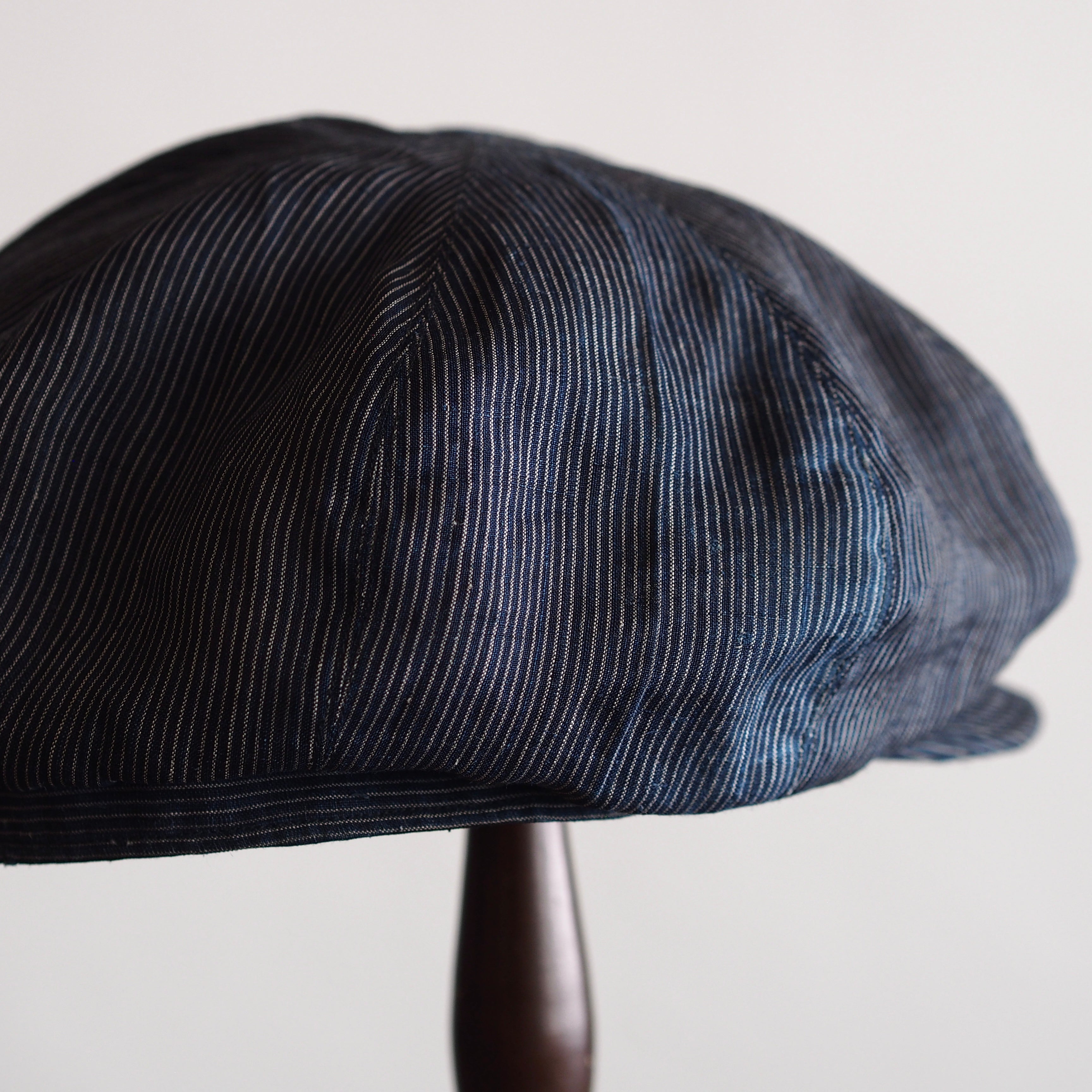 NORA CAP ~type newsboy~60japan old ramie/silk fabric